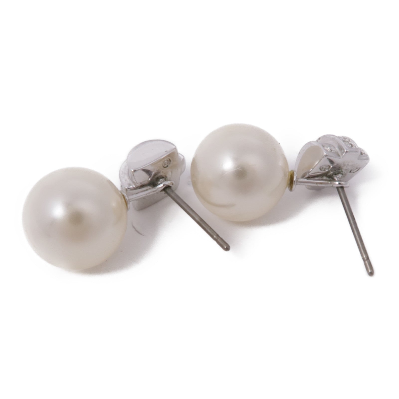 SWAROVSKI 金屬/水晶珍珠Pearl Earrings珍珠耳環