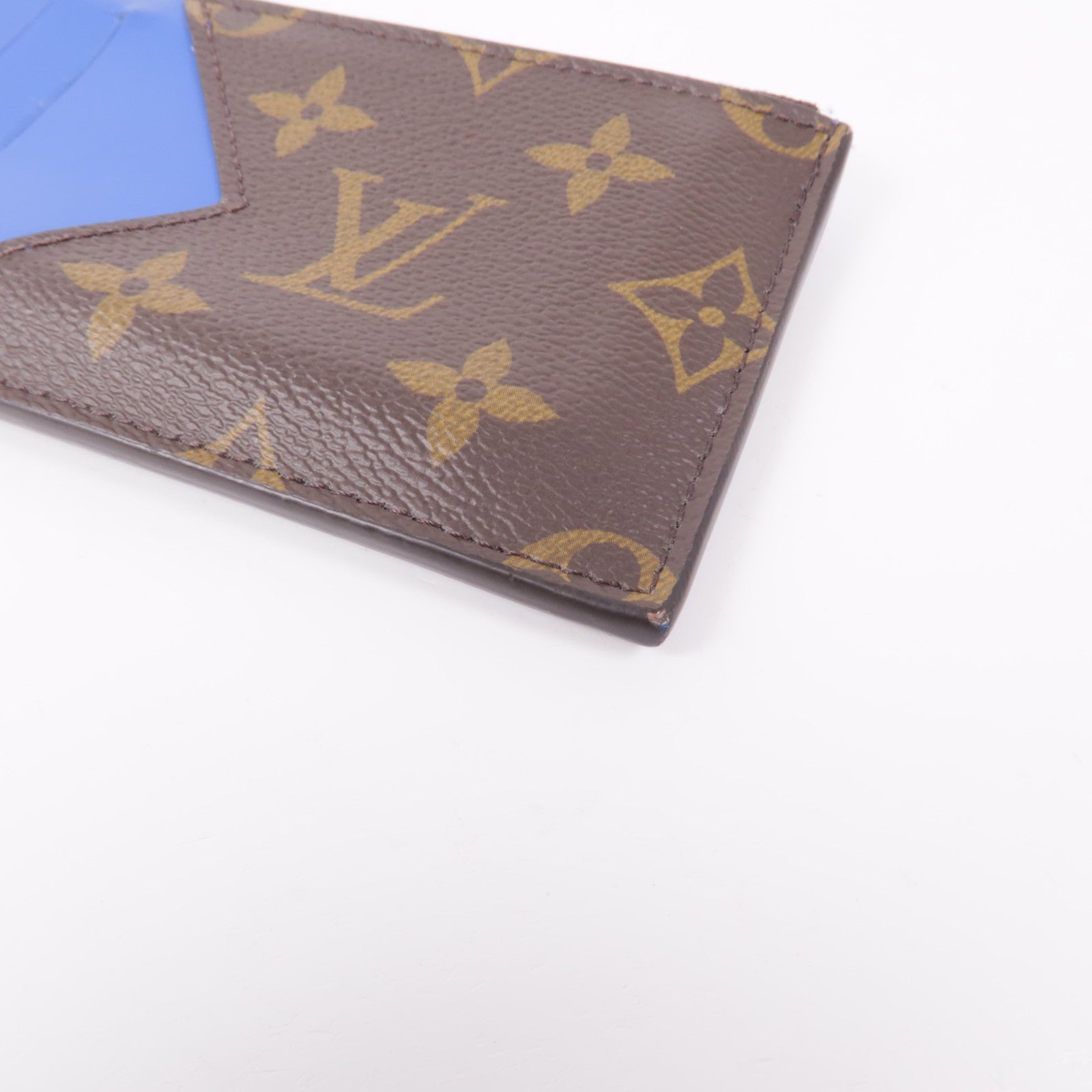 LOUIS VUITTON Monogram Coin Card Case銀扣零錢包