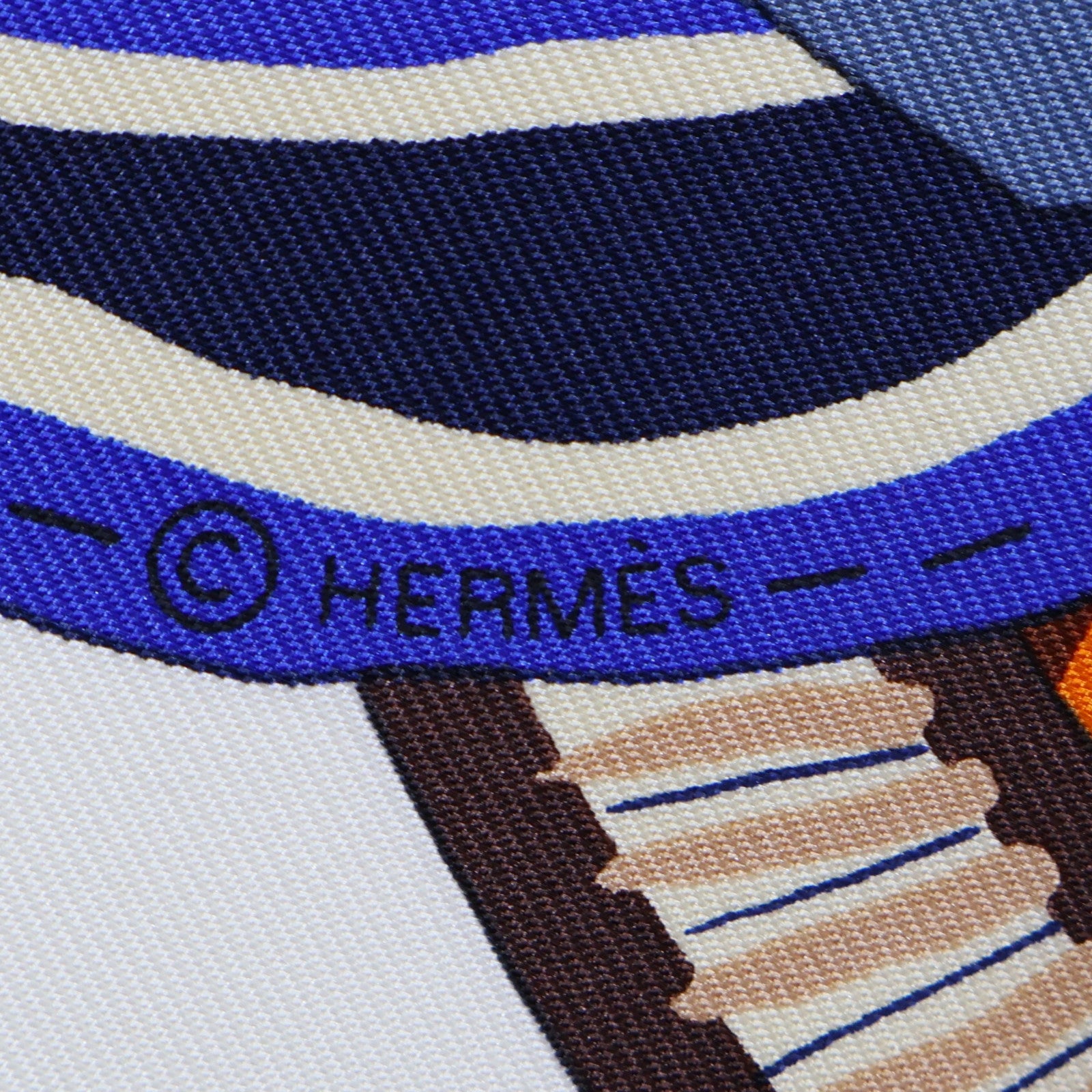 HERMES 絲質Scarf絲巾彩色