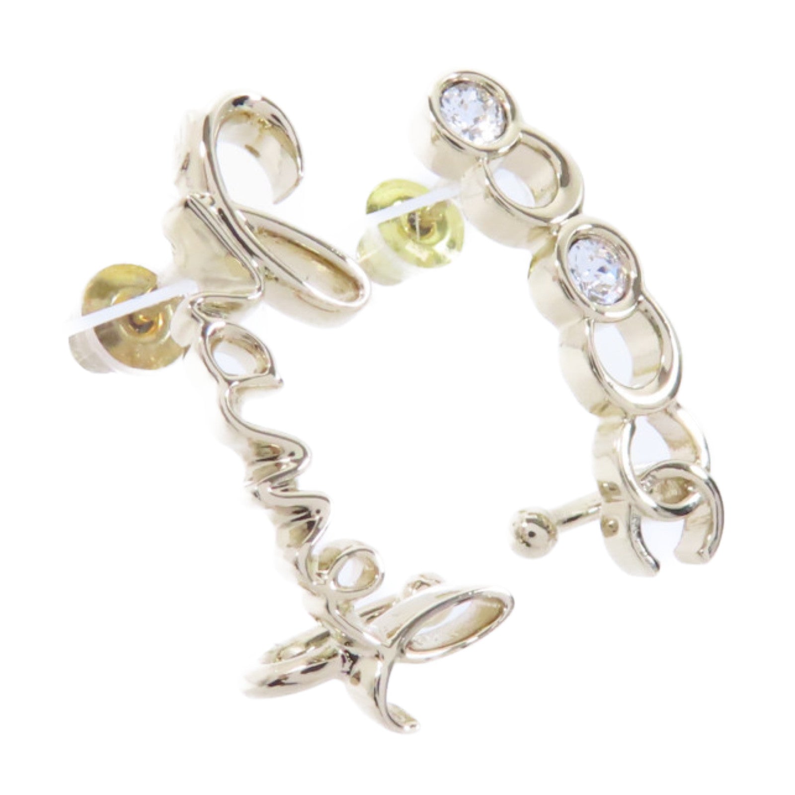 CHANEL PVC/金屬Earrings耳環金色/透明