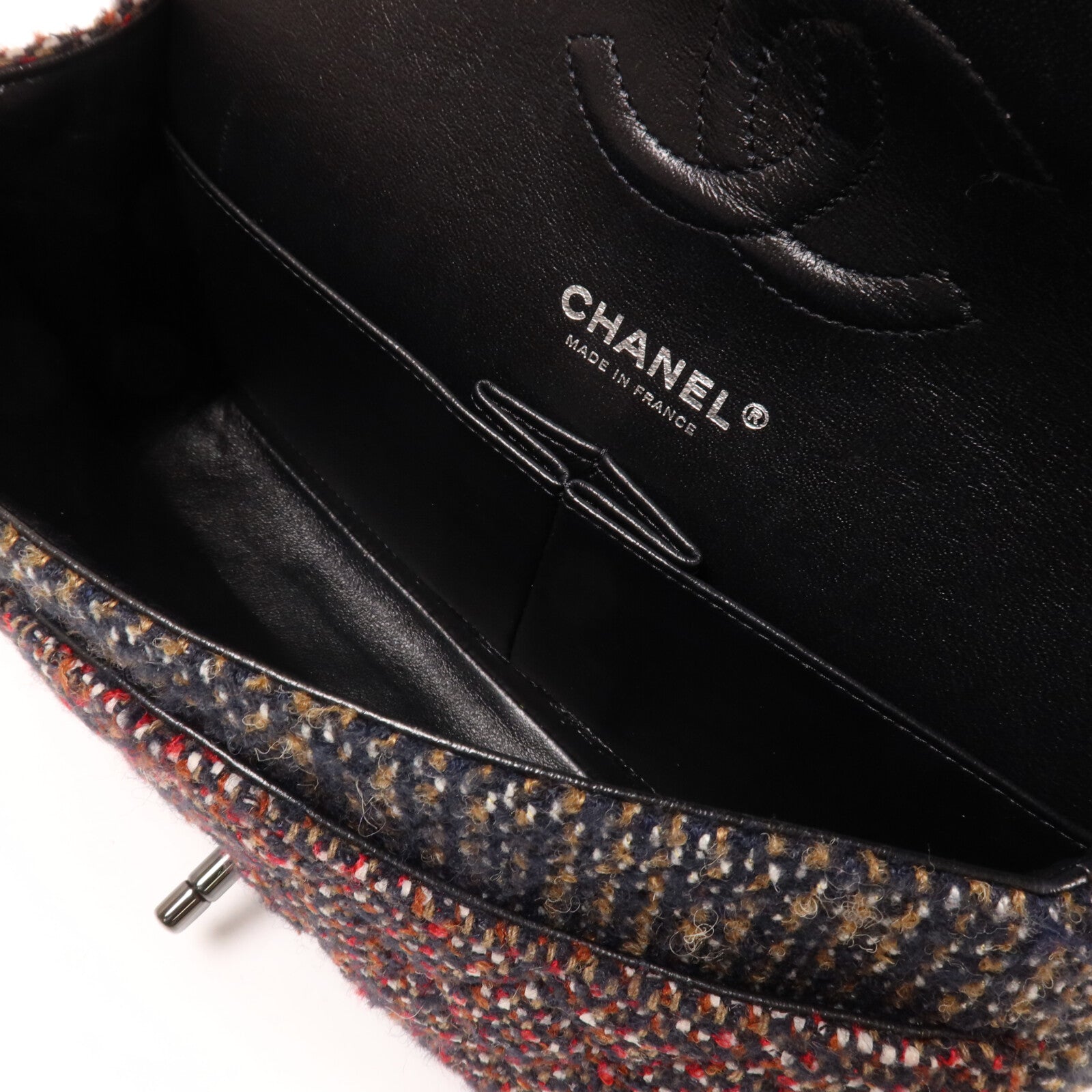 CHANEL Tweed Classic 25鏈帶肩背袋