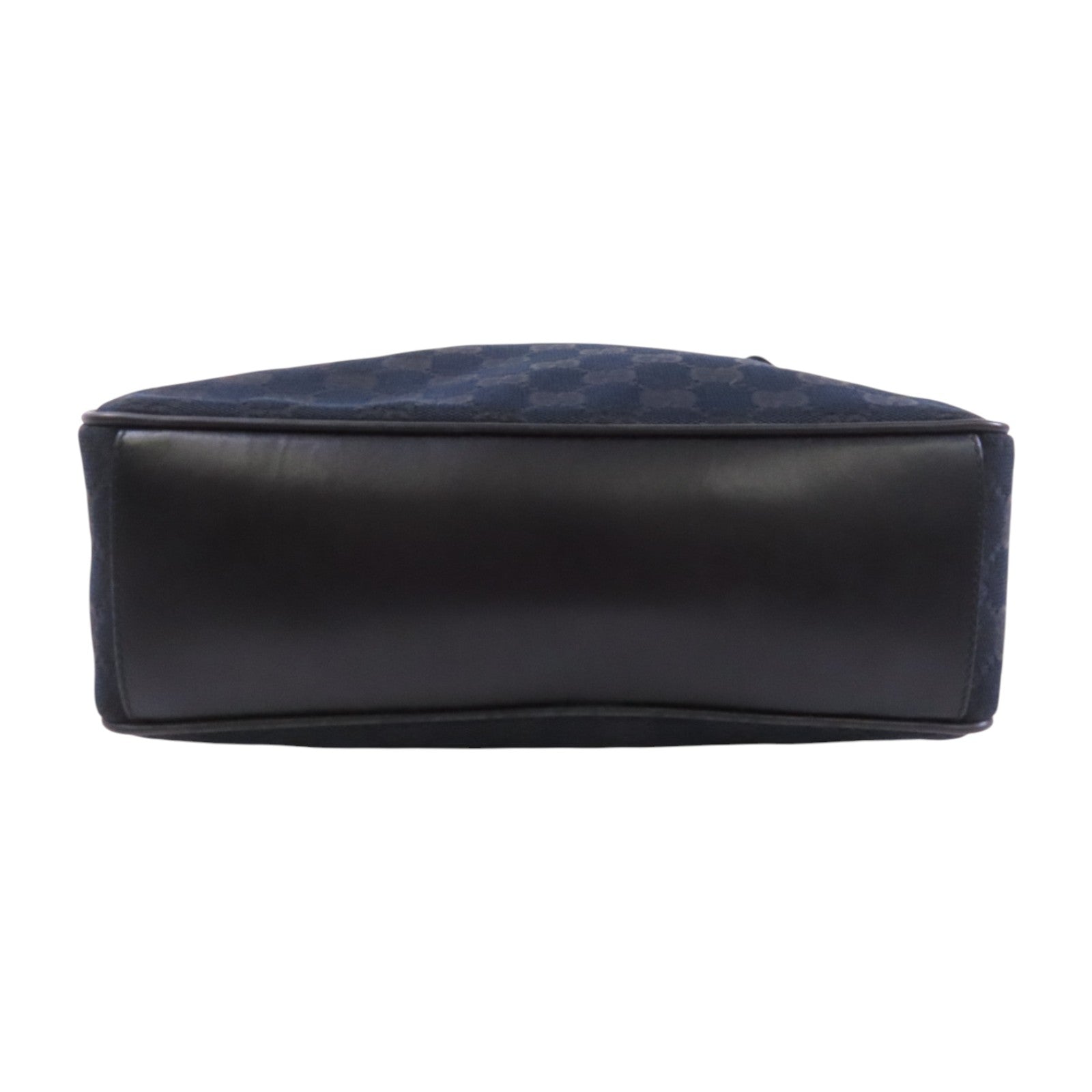 GUCCI GG帆布Hand Bag銀扣肩背袋