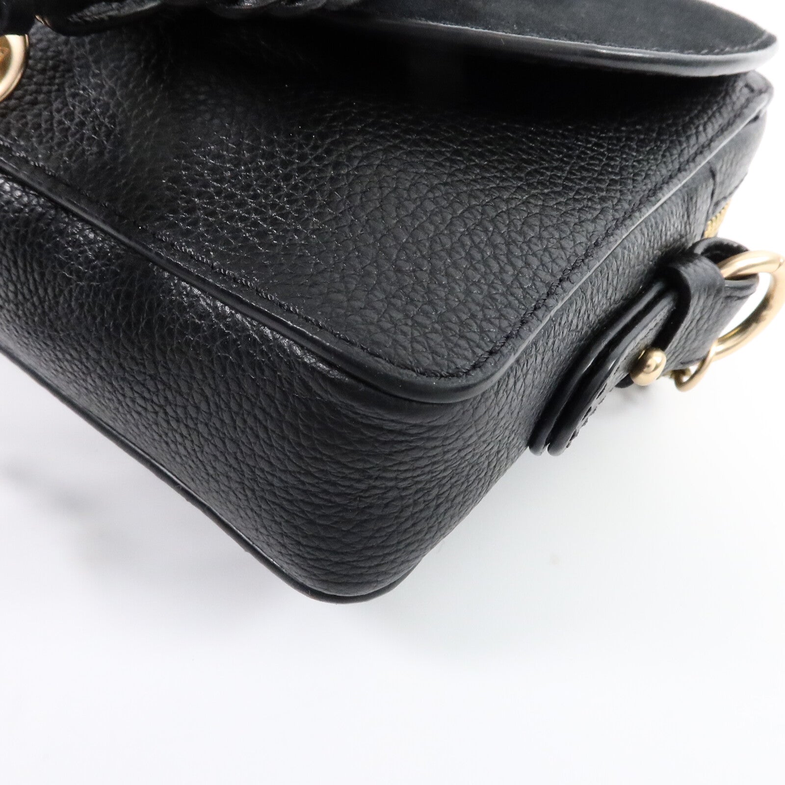 SEE BY CHLOE 牛皮/麂皮皮革Joan Camera Bag鏈帶肩背袋