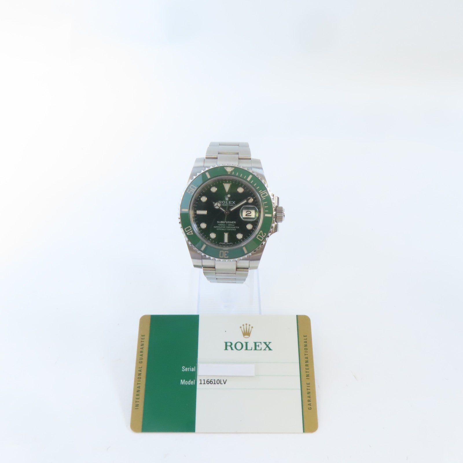ROLEX Submariner Date不鏽鋼手錶自動機芯綠色