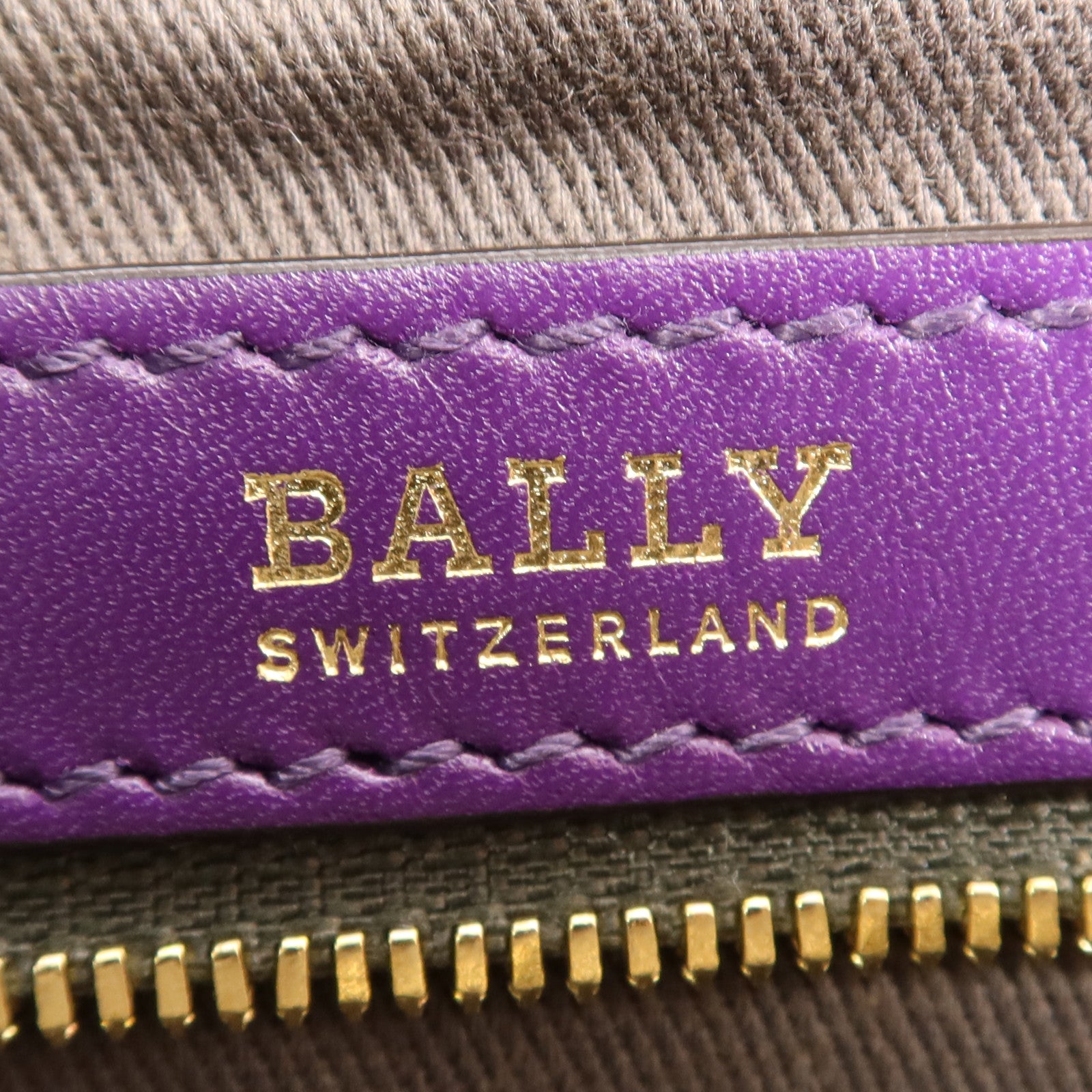 BALLY 牛皮皮革2 Way Shoulder Bag金扣手挽肩背兩用袋