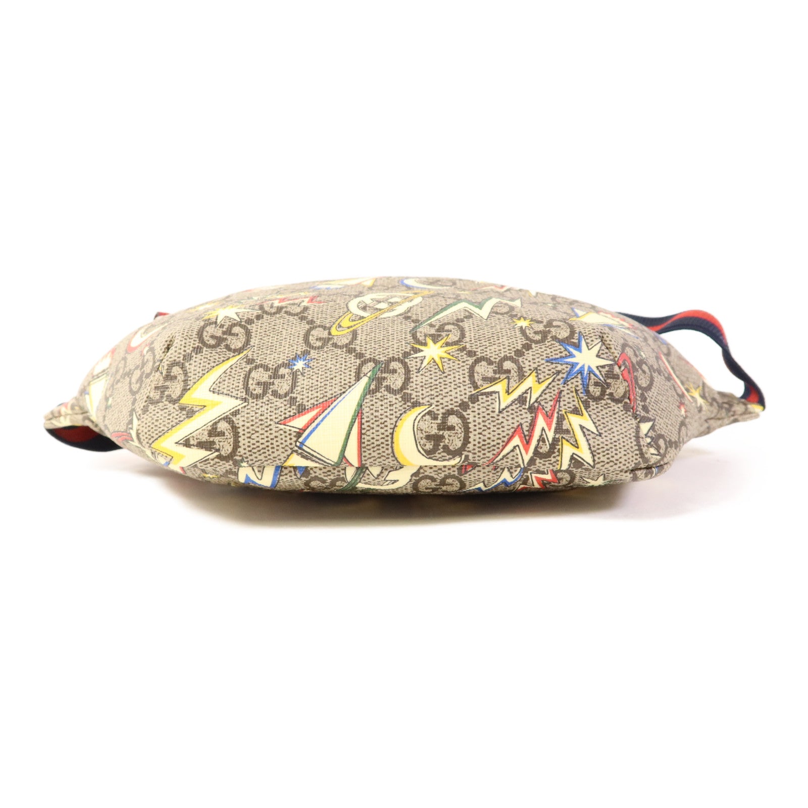 GUCCI 塗層帆布Waist/Body Bag銀扣腰包