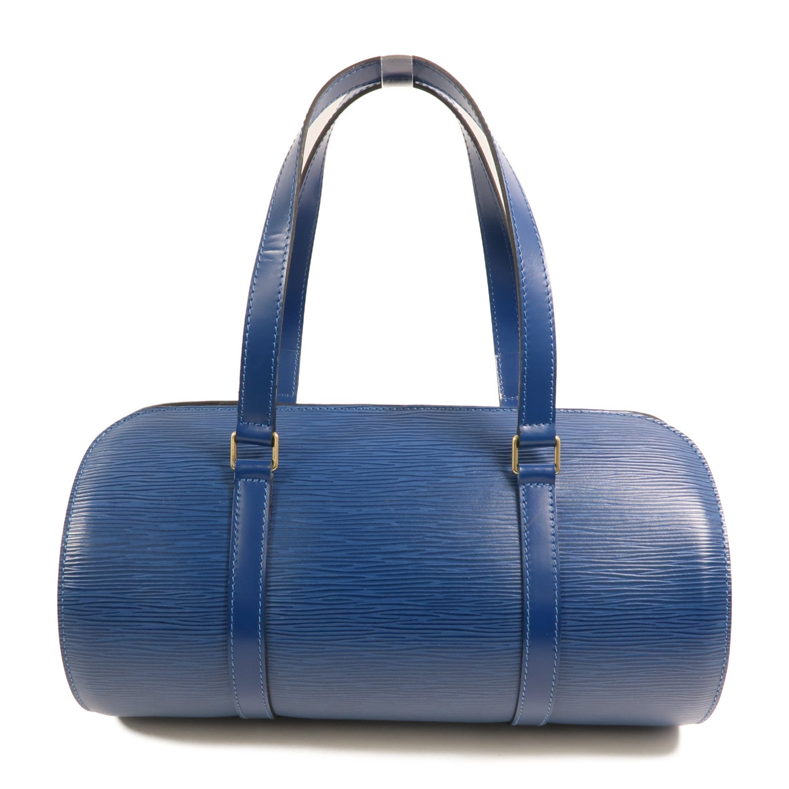 LOUIS VUITTON Epi Soufflot手挽袋藍色