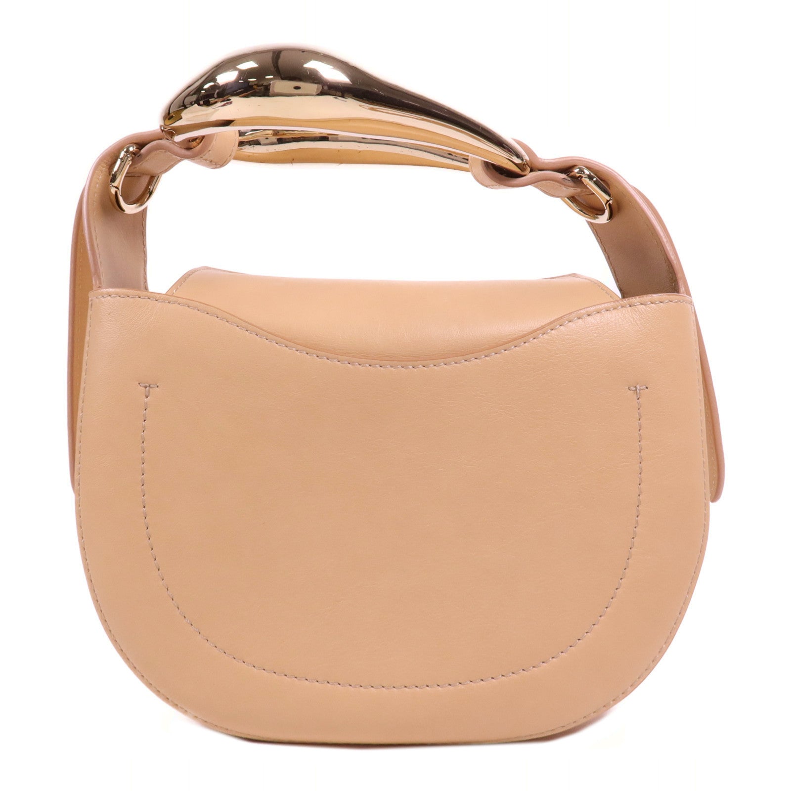 Chloe 牛皮皮革Shoulder Bag金扣手挽肩背兩用袋
