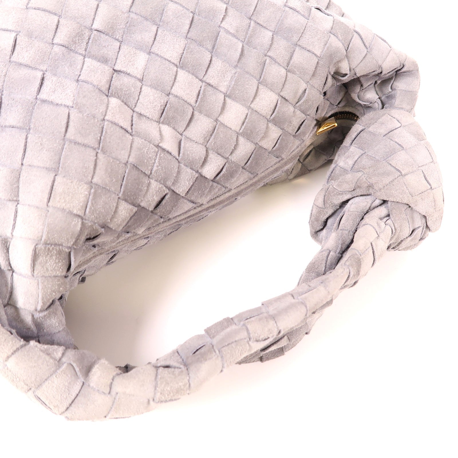 BOTTEGA VENETA 麂皮皮革Jodie金扣手挽袋