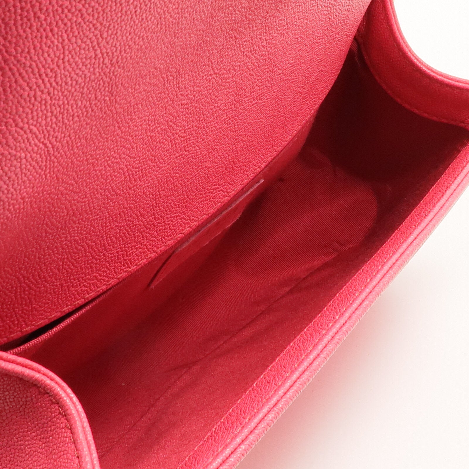 CHANEL 牛皮皮革Boy 25金扣鏈帶肩背袋