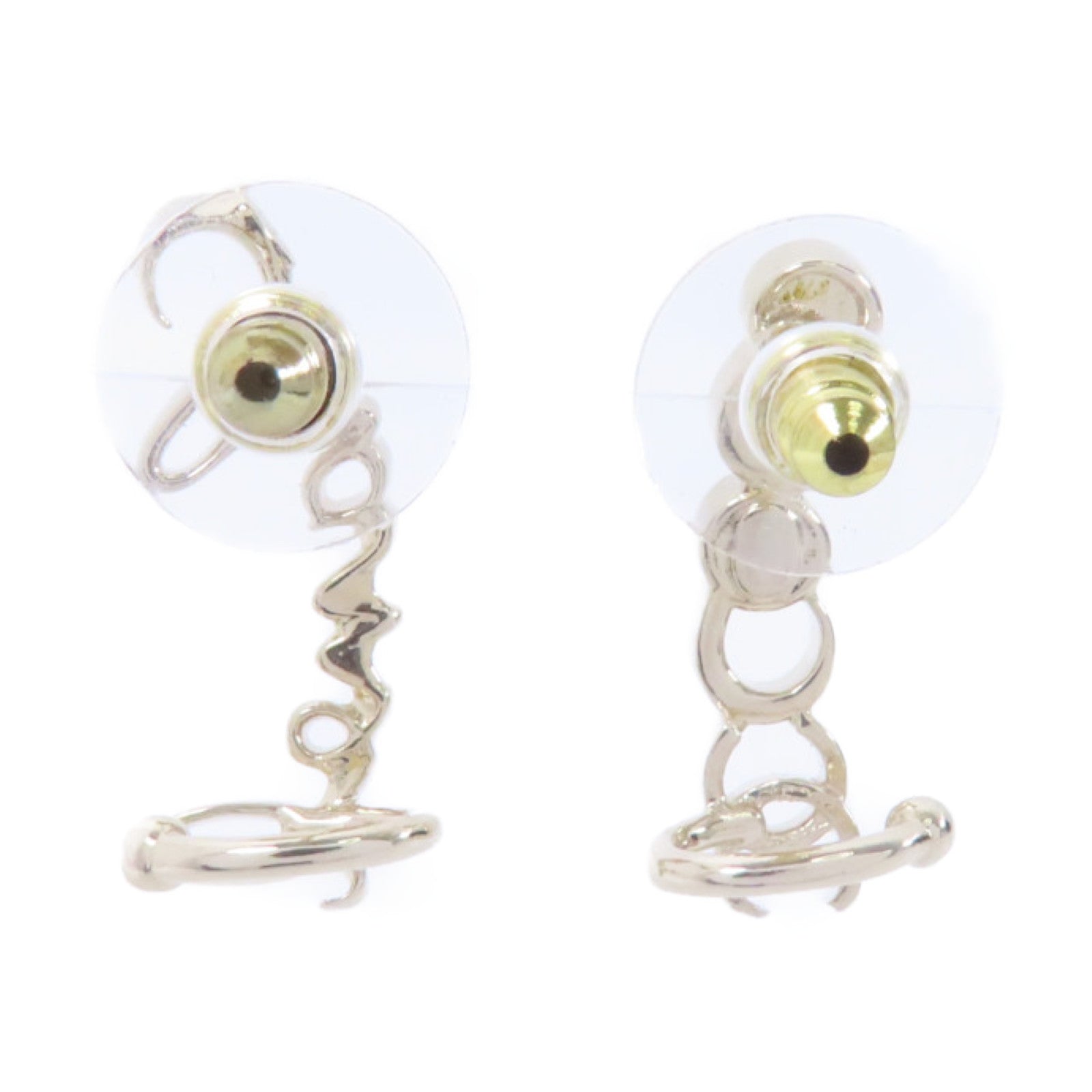 CHANEL PVC/金屬Earrings耳環金色/透明