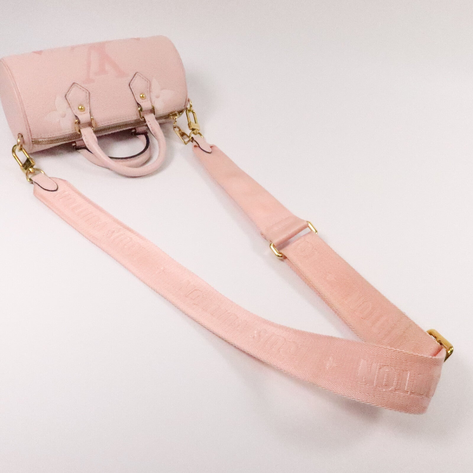 LOUIS VUITTON Monogram Empreinte Papillon BB手挽肩背兩用袋
