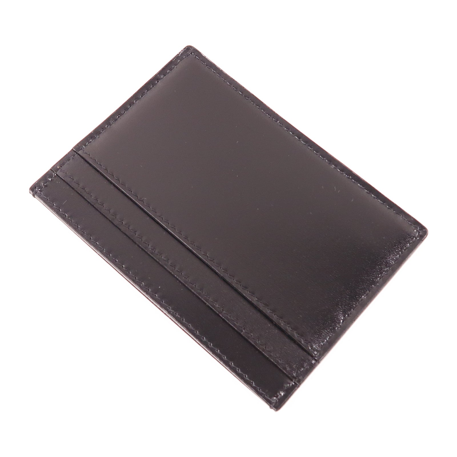 SAINT LAURENT 牛皮皮革Cassandre Card Case銀扣卡片套