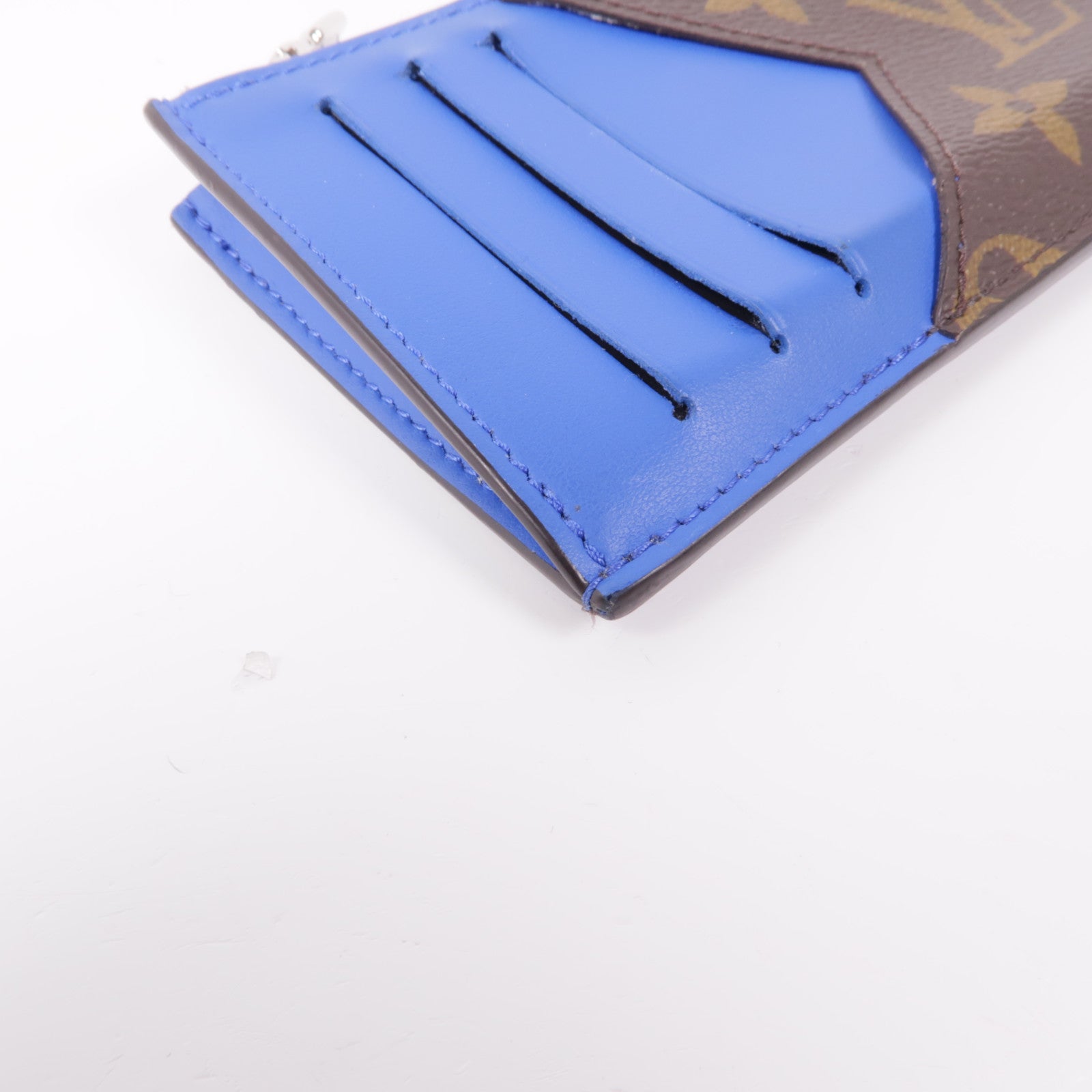 LOUIS VUITTON Monogram Coin Card Case銀扣零錢包