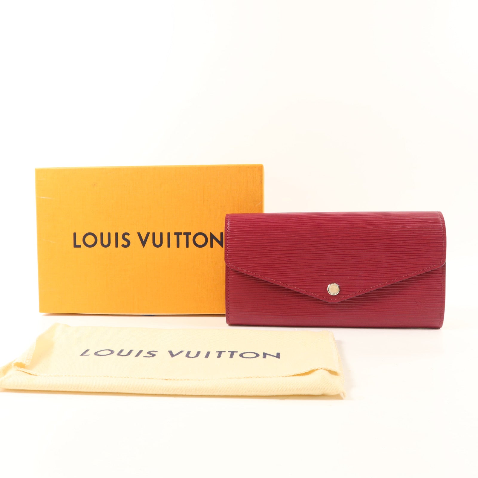 LOUIS VUITTON Epi Portefeuille Sarah Long wallet長錢包