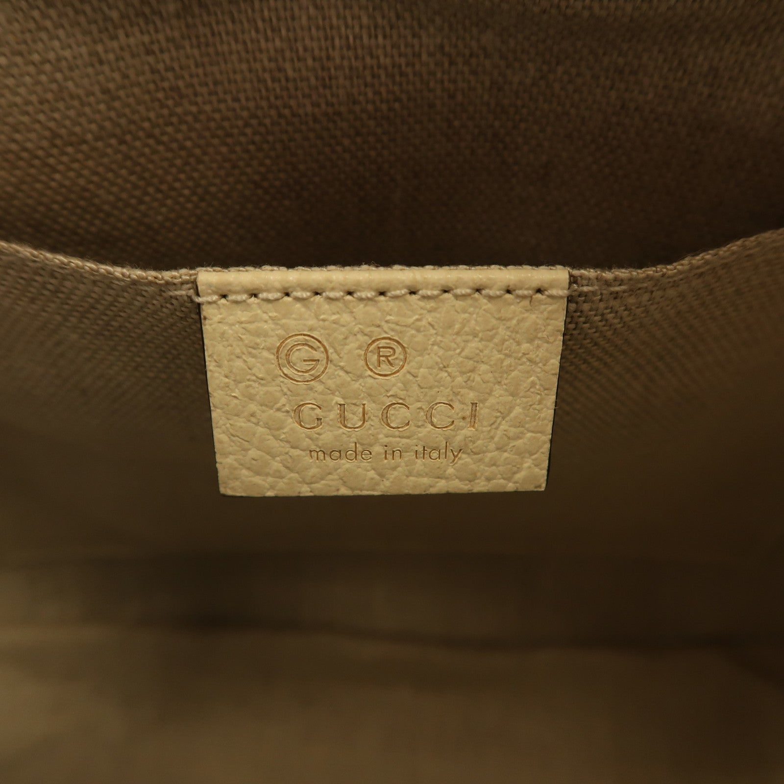 GUCCI 帆布Shoulder Bag金扣肩背袋