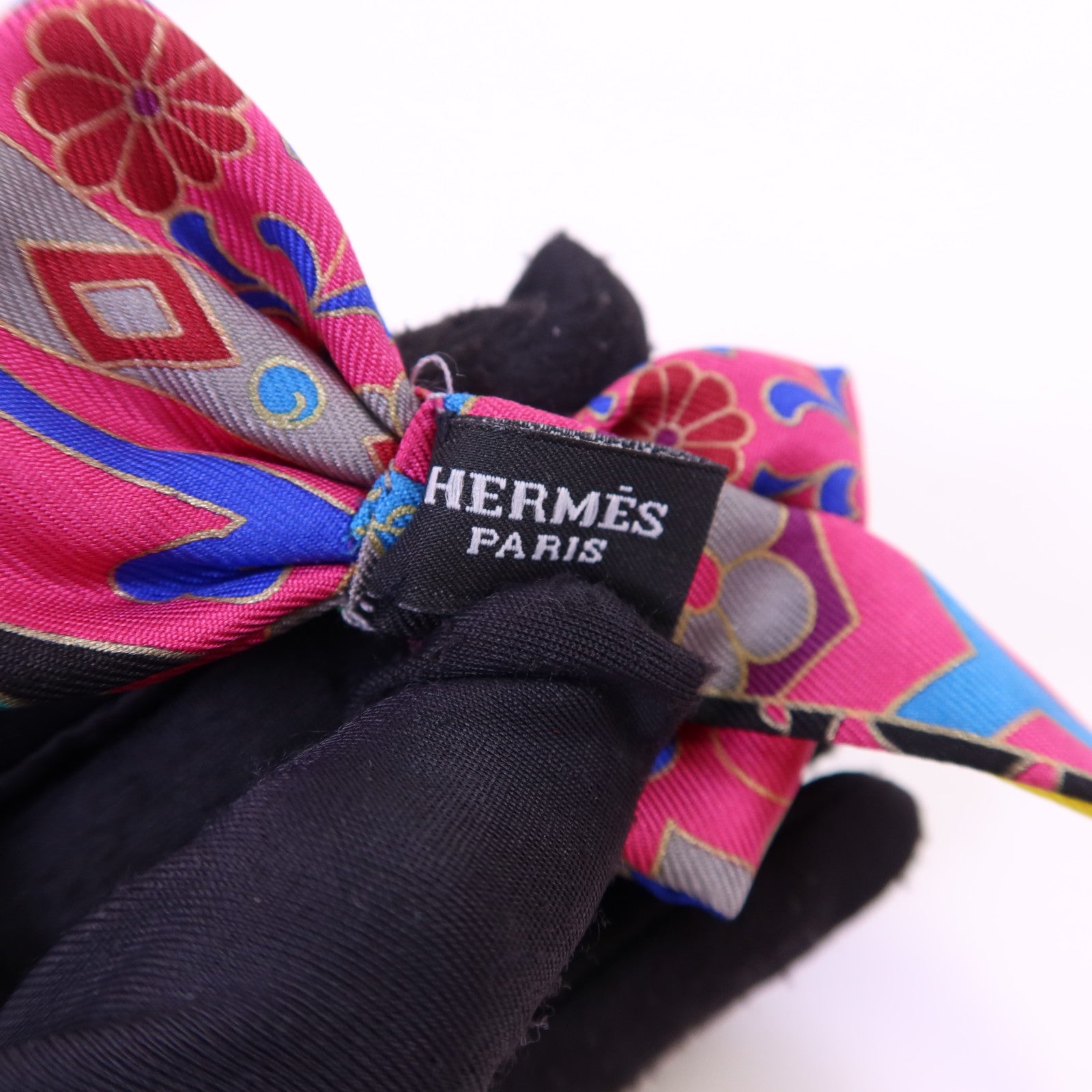 HERMES 絲質Bow Tie領結