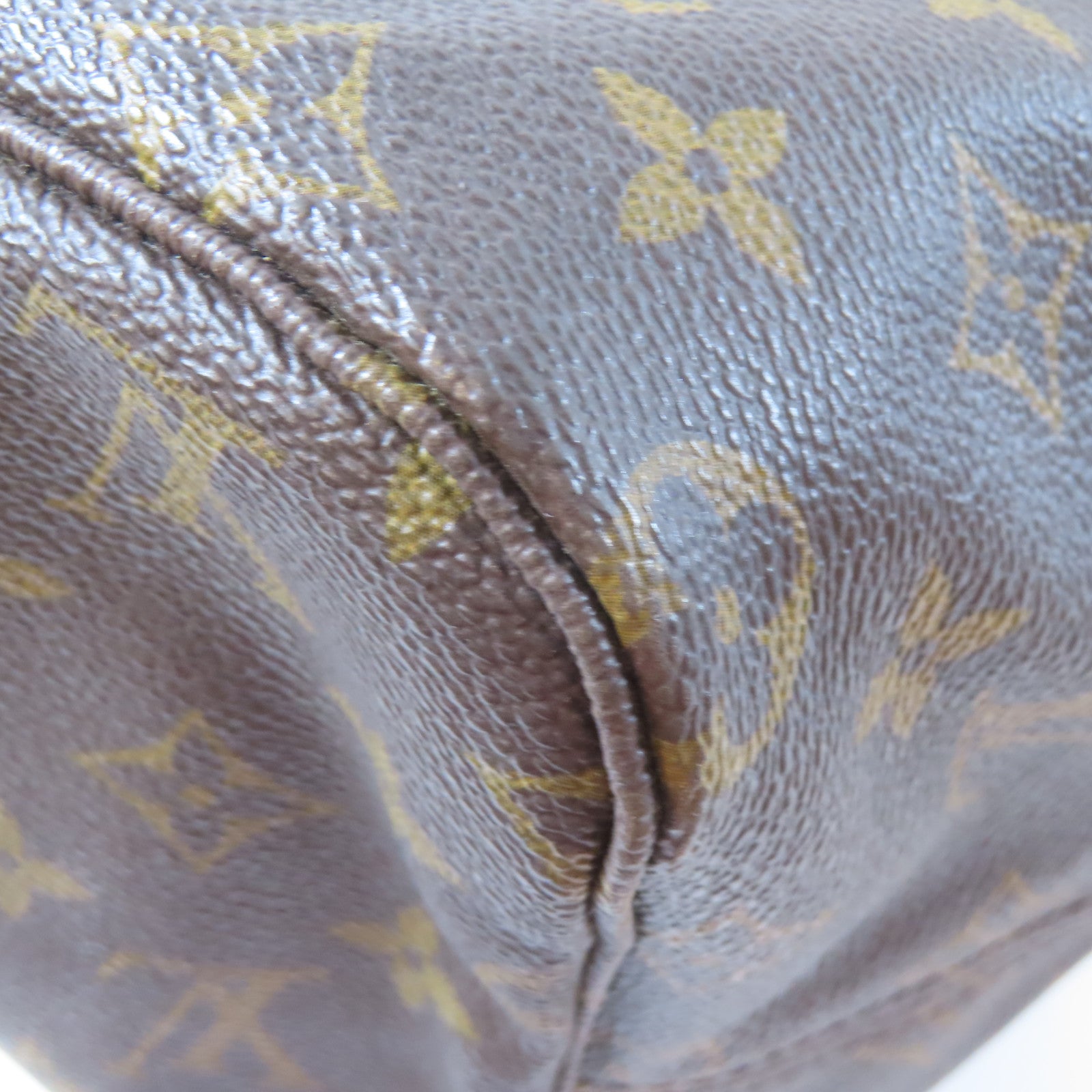 LOUIS VUITTON Monogram Neverfull GM金扣肩背袋啡色