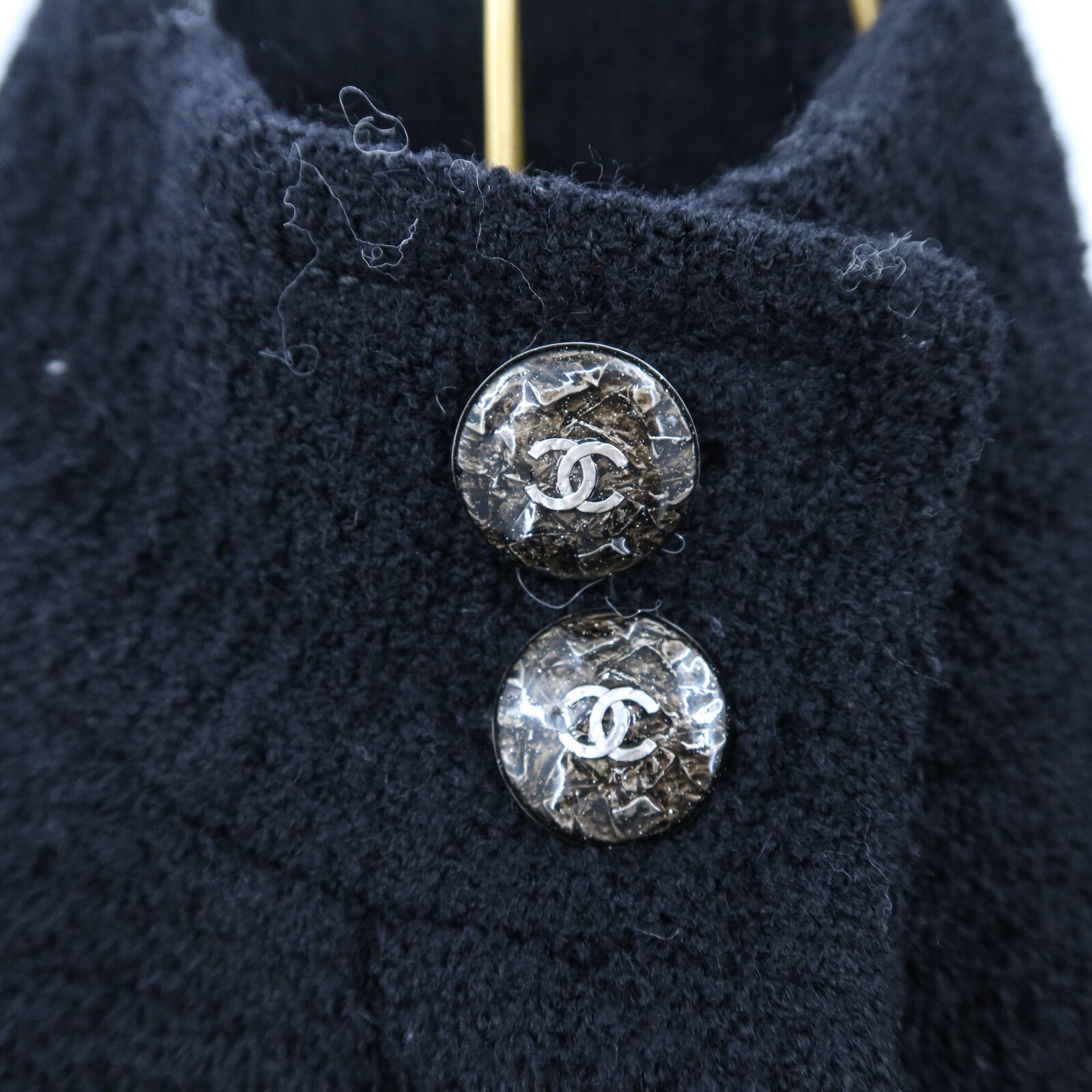 CHANEL Wool/Silk Tweed Coat大衣
