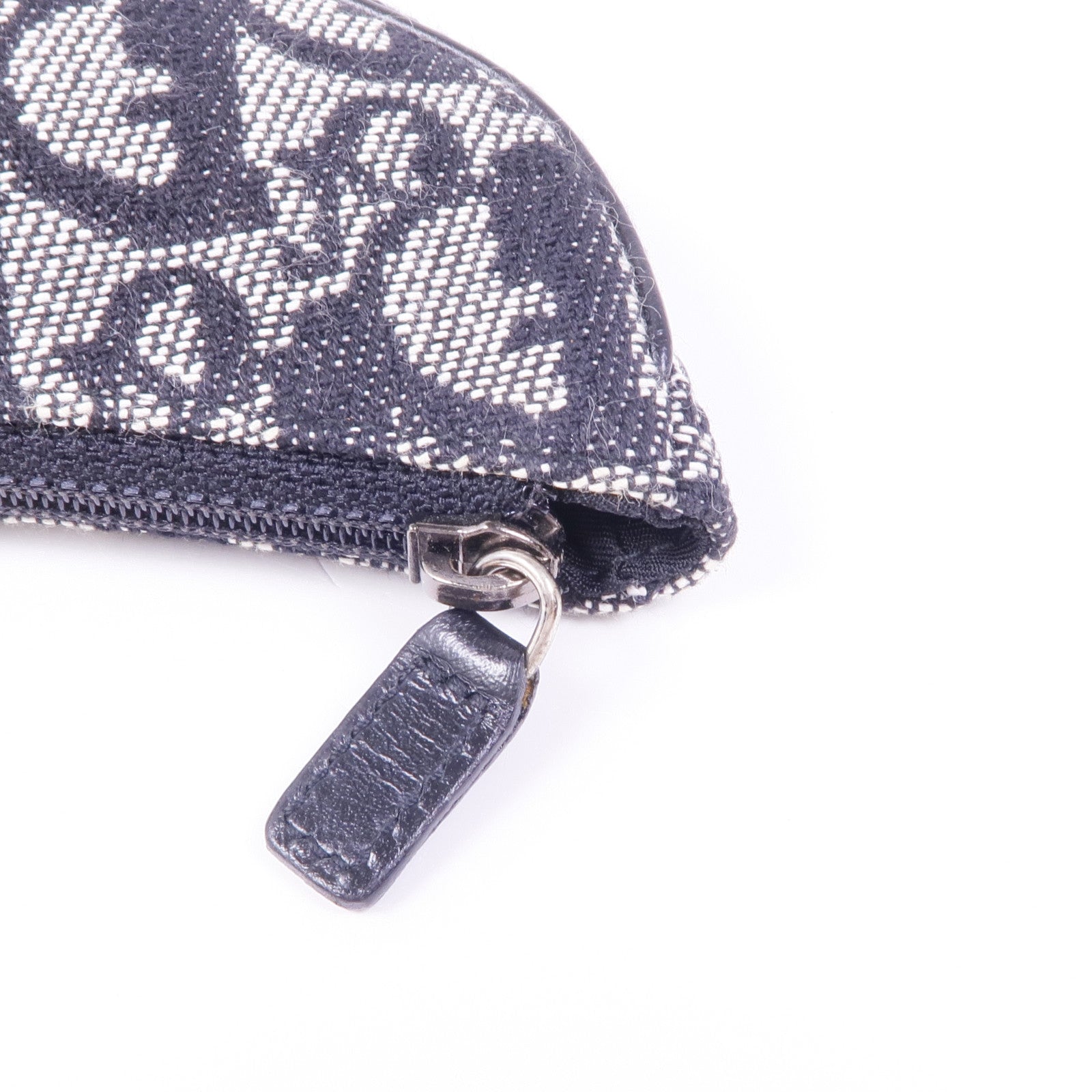 Dior 帆布Coin Case銀扣零錢包