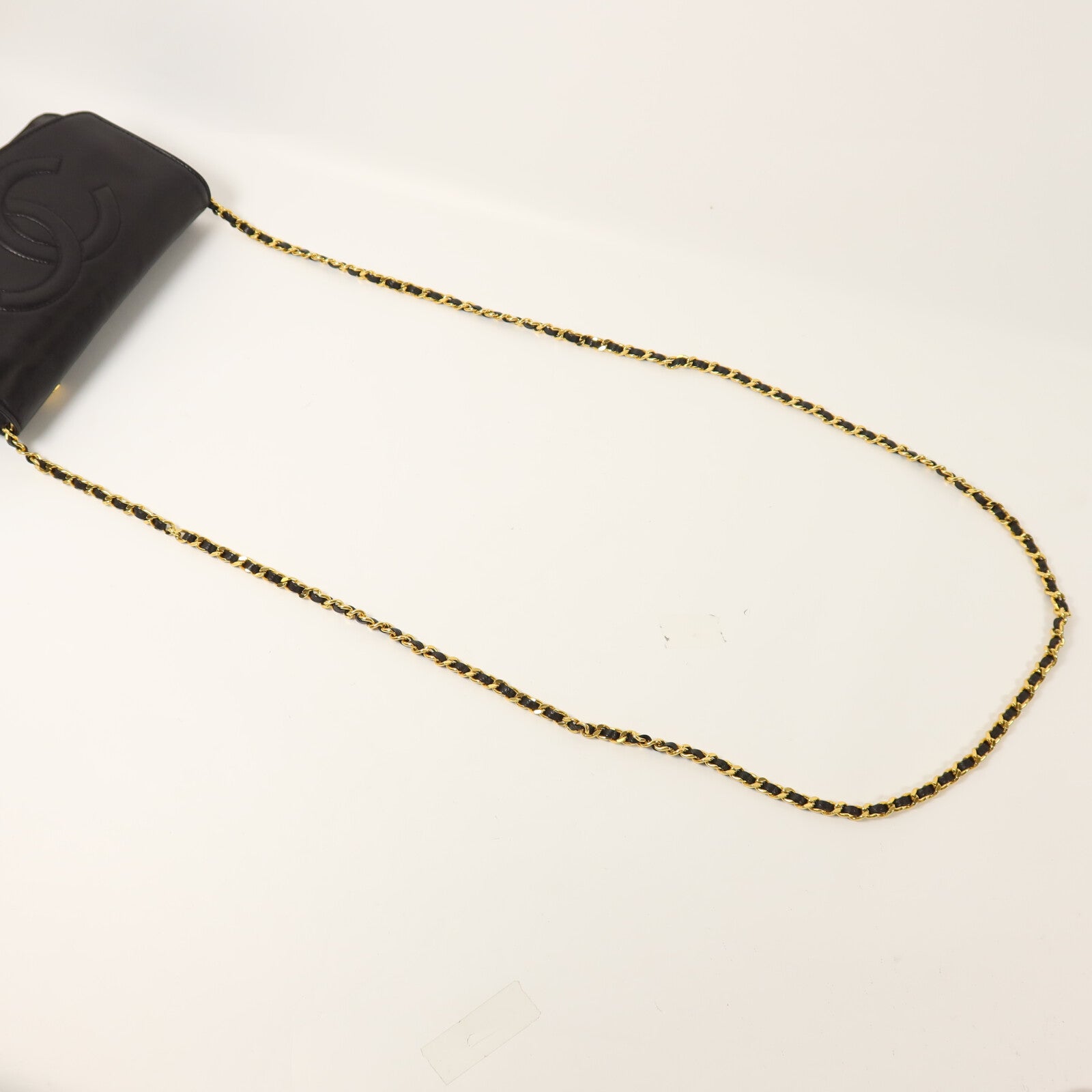 CHANEL 羊皮皮革Vintage Wallet On Chain鏈帶肩背袋