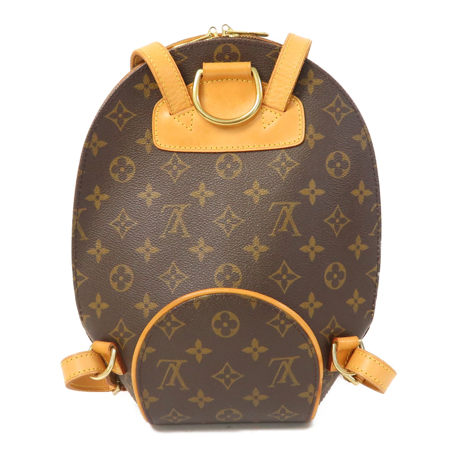 LOUIS VUITTON Monogram Ellipse Sac A Dos金扣背包啡色