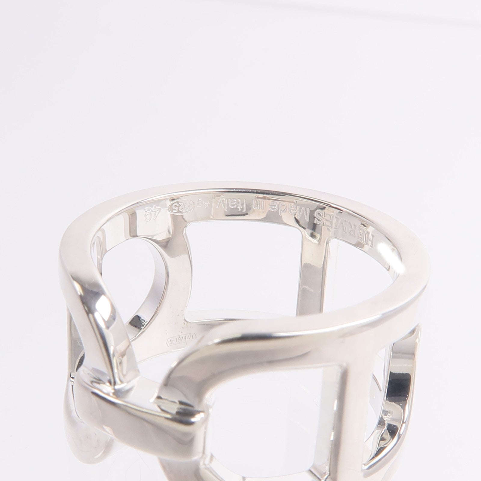 HERMES 925純銀Ever Chaine d'Ancre Ring戒指