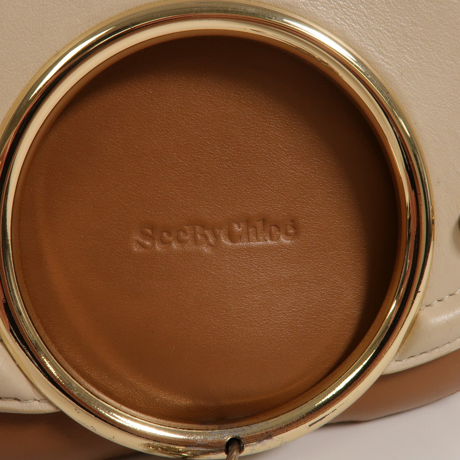 SEE BY CHLOE 牛皮皮革Chain Shoulder肩背袋