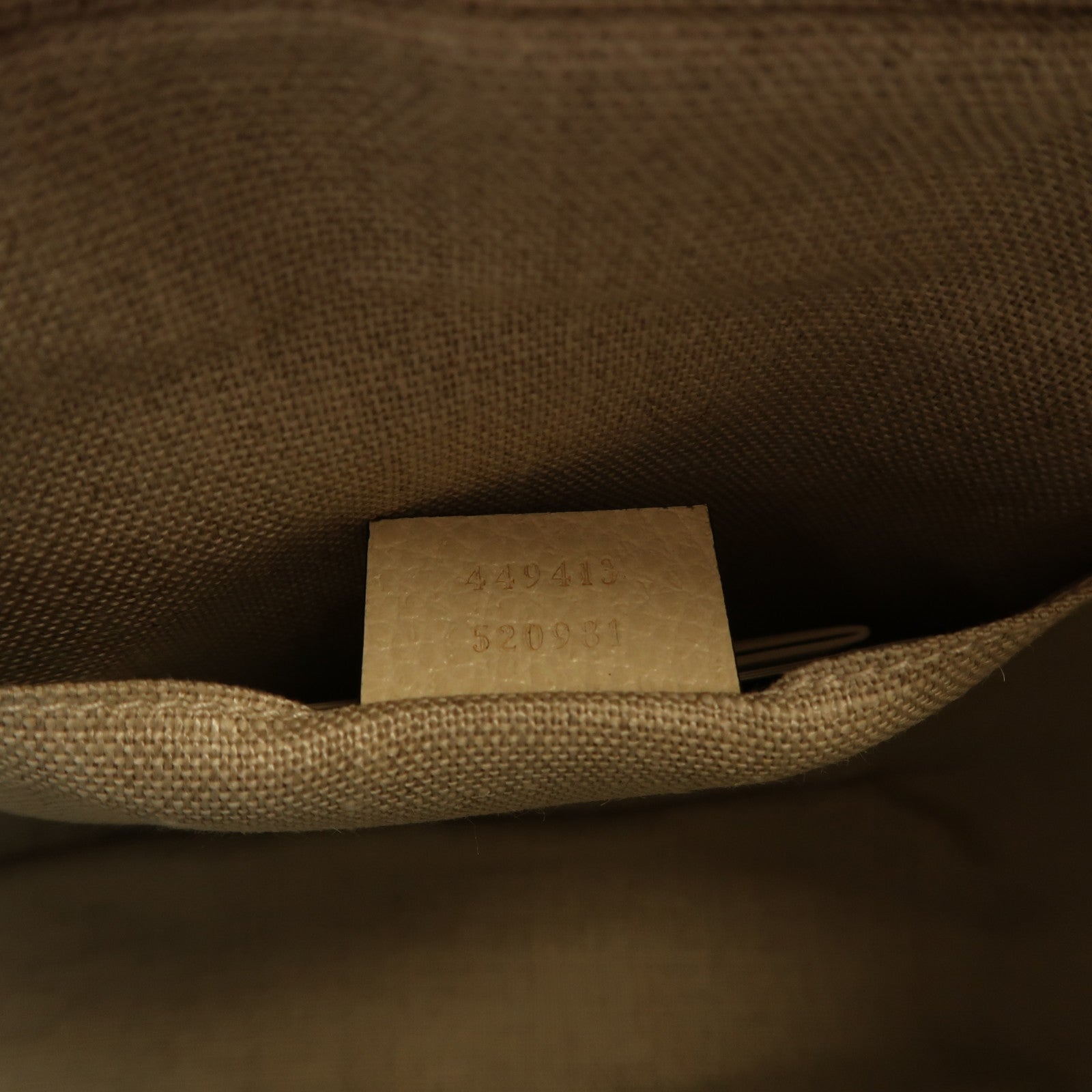 GUCCI 帆布Shoulder Bag金扣肩背袋