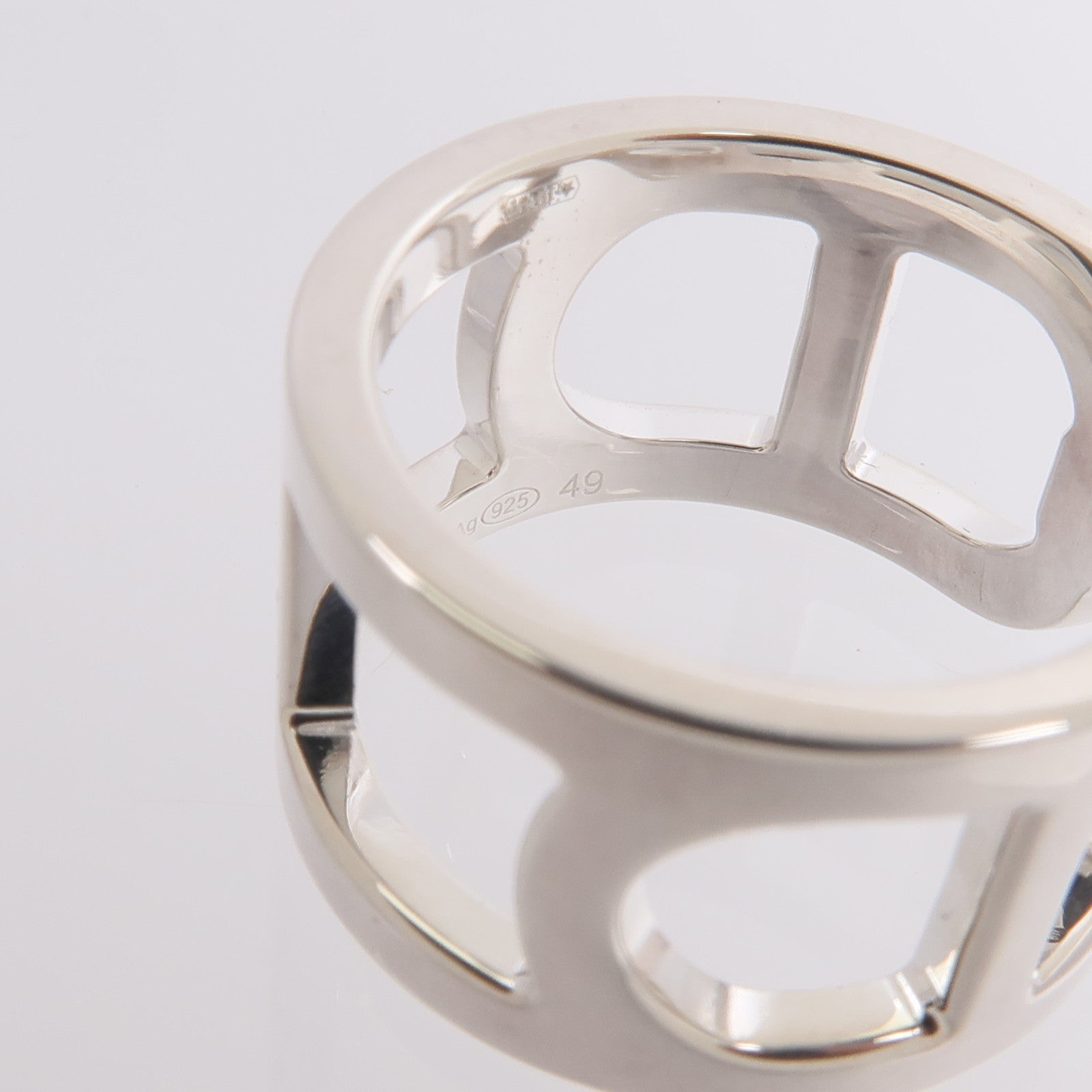 HERMES 925純銀Ever Chaine d'Ancre Ring戒指