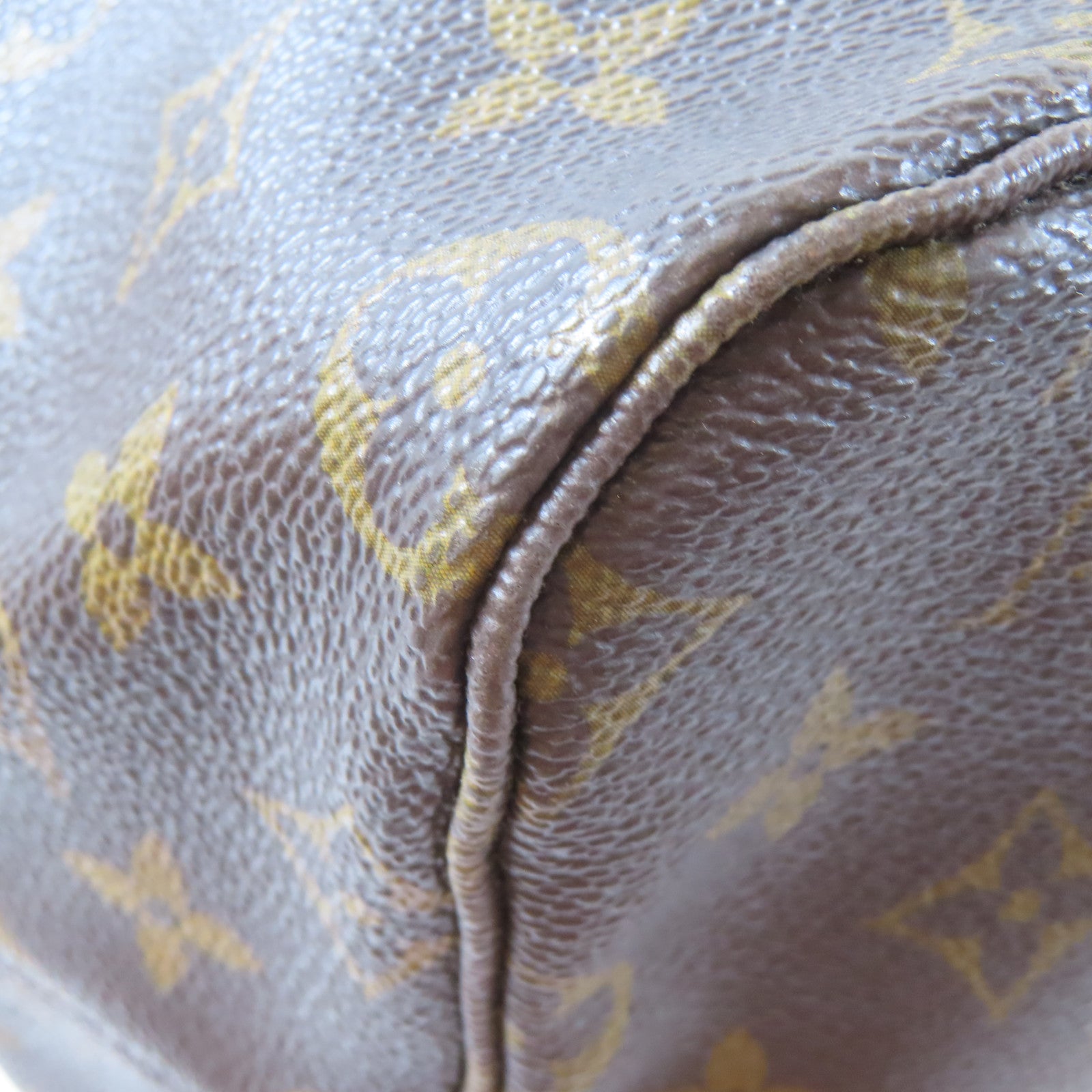 LOUIS VUITTON Monogram Neverfull GM金扣肩背袋啡色
