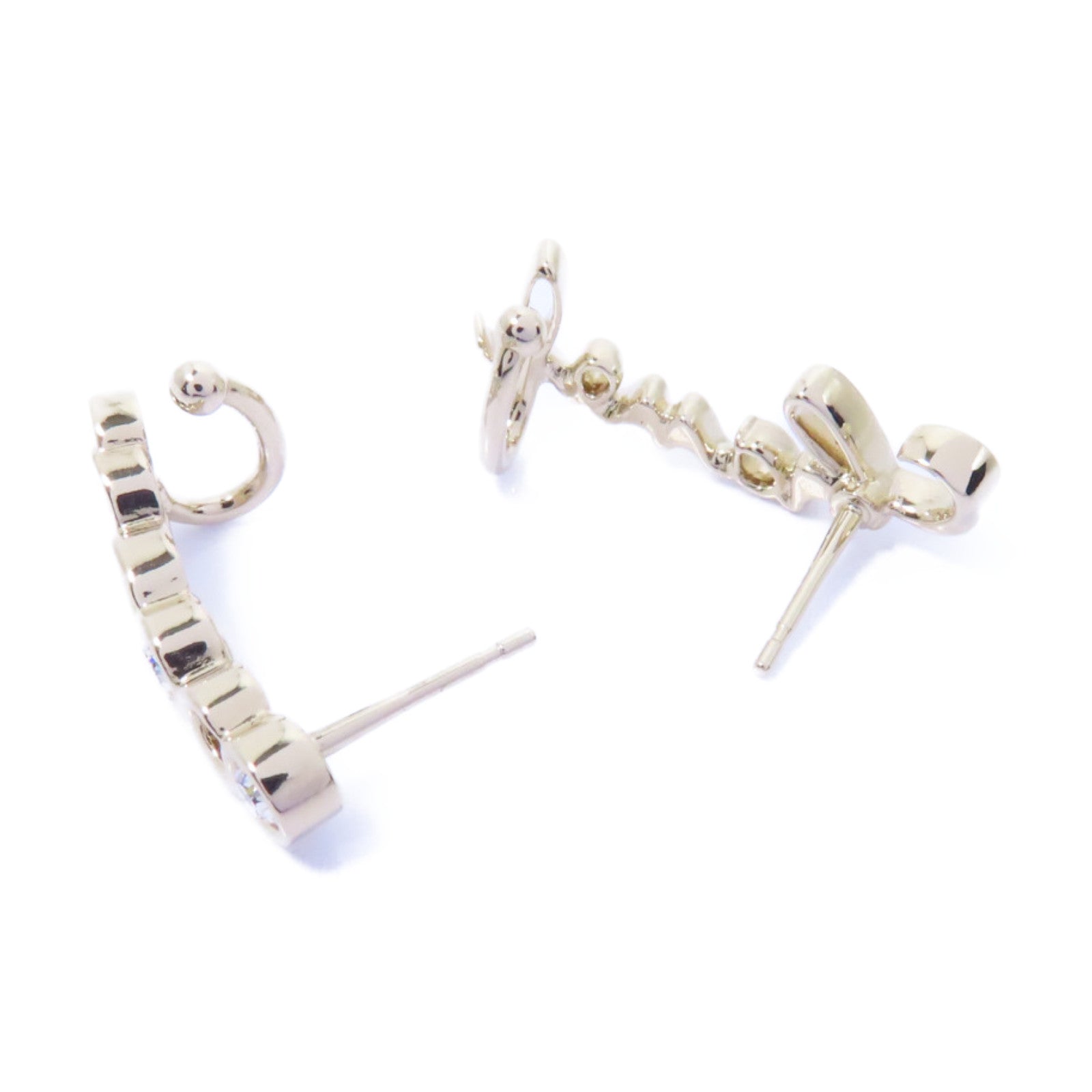 CHANEL PVC/金屬Earrings耳環金色/透明