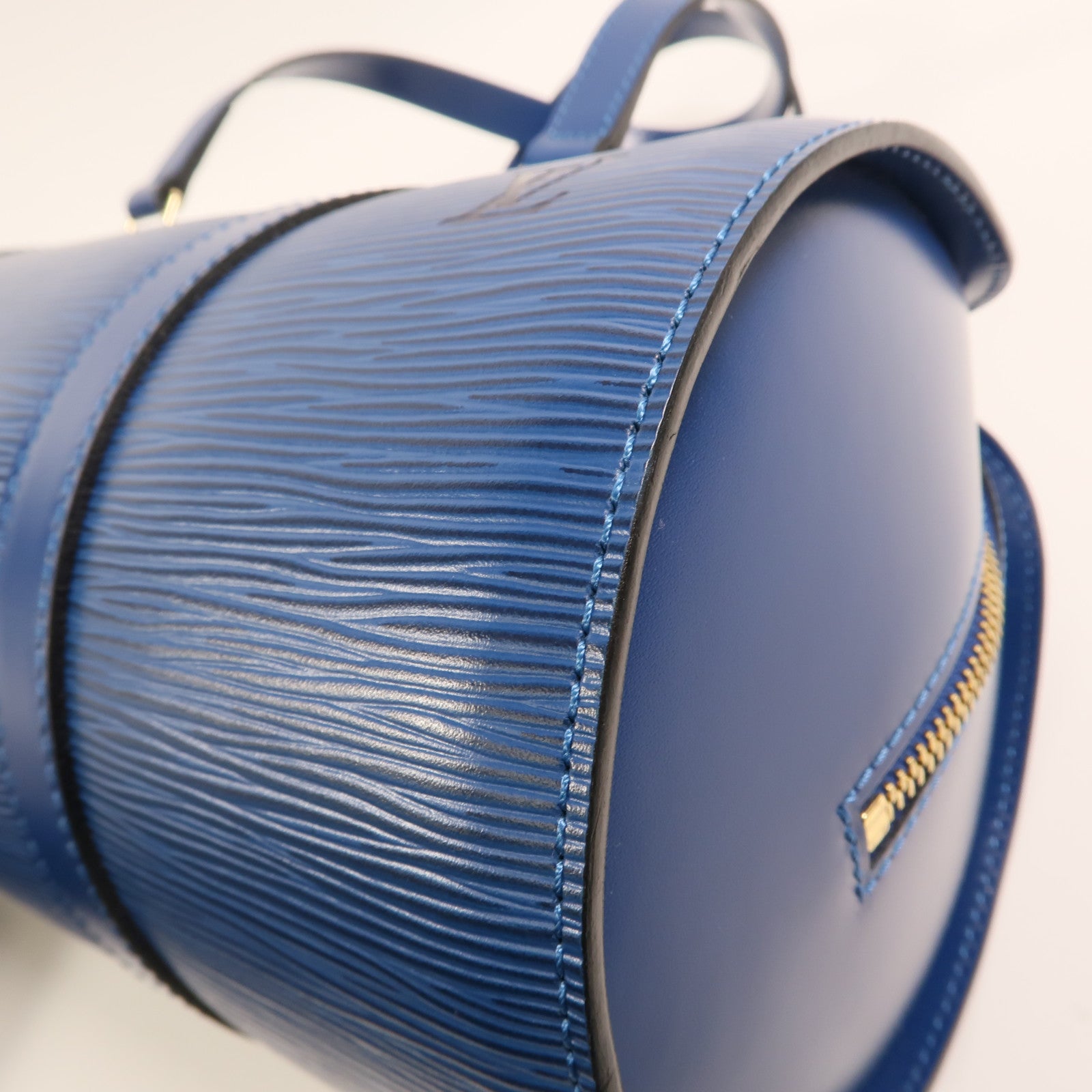 LOUIS VUITTON Epi Soufflot手挽袋藍色