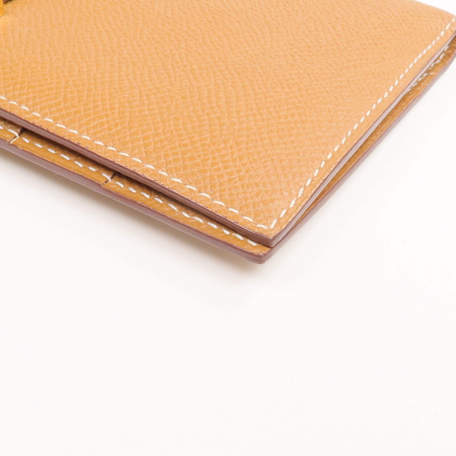 HERMES Epsom皮革Bearn Long Wallet金扣長錢包Gold