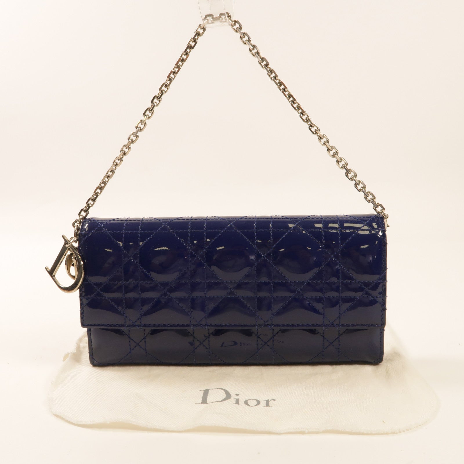 Dior 漆皮皮革Lady Dior Pouch手拿包