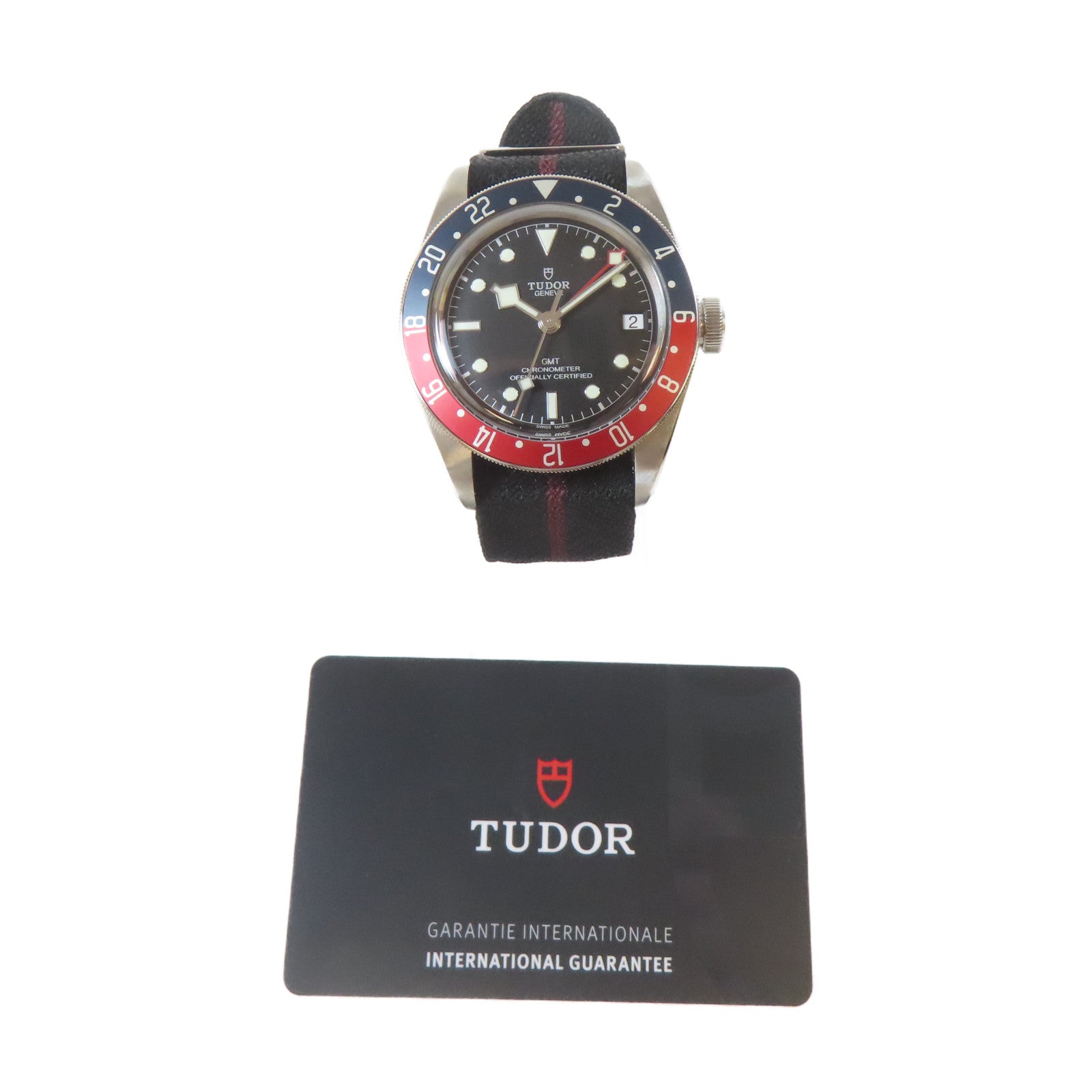 TUDOR Black Bay GMT不鏽鋼手錶自動機芯黑色