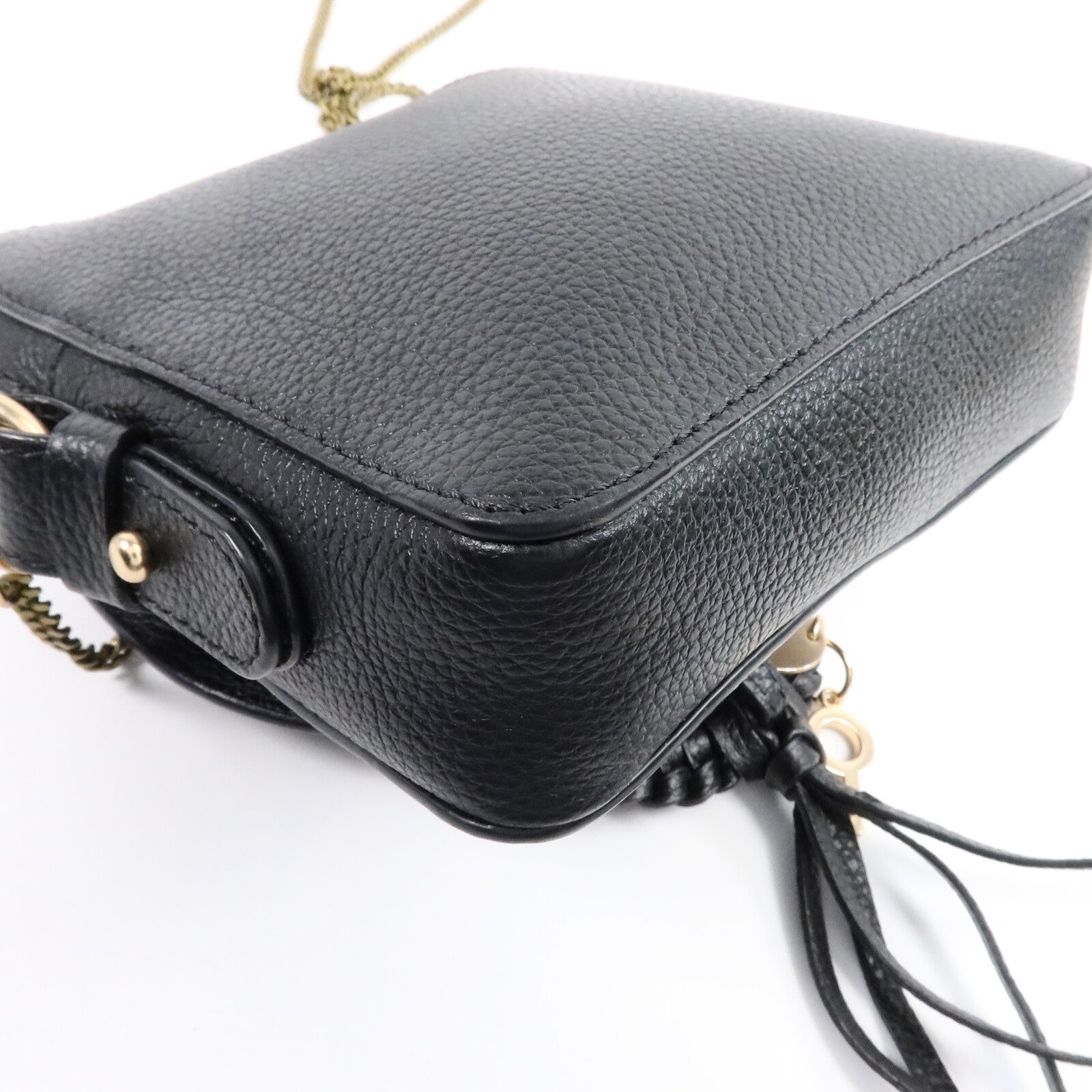SEE BY CHLOE 牛皮/麂皮皮革Joan Camera Bag鏈帶肩背袋