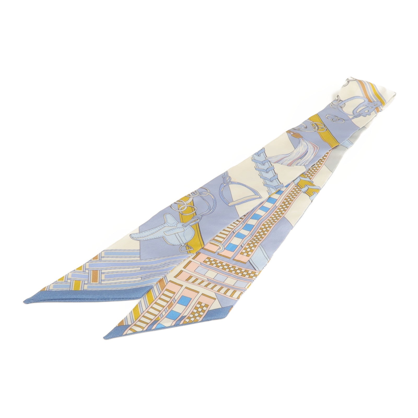 HERMES 絲質Twilly絲巾