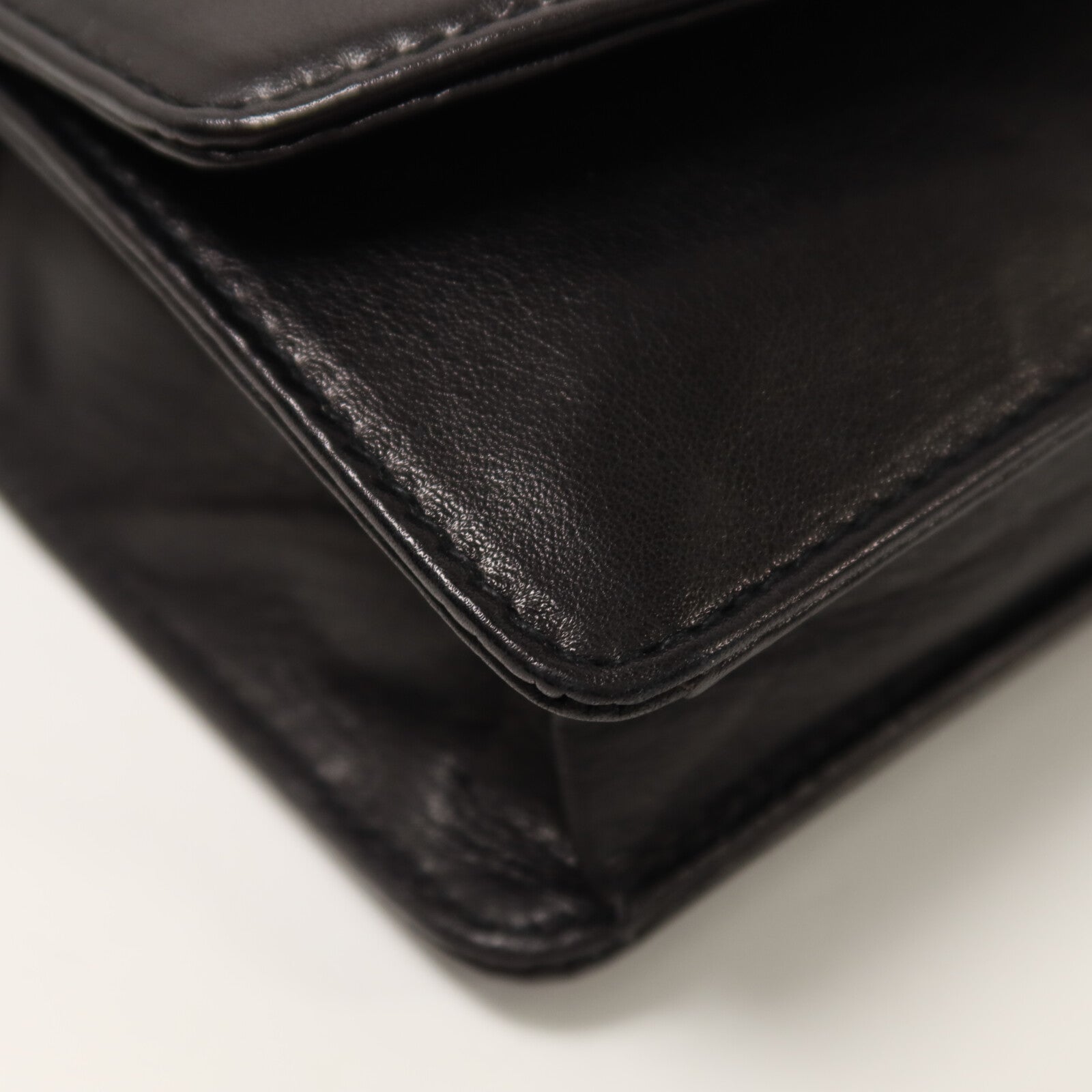 CHANEL 羊皮皮革Vintage Wallet On Chain鏈帶肩背袋