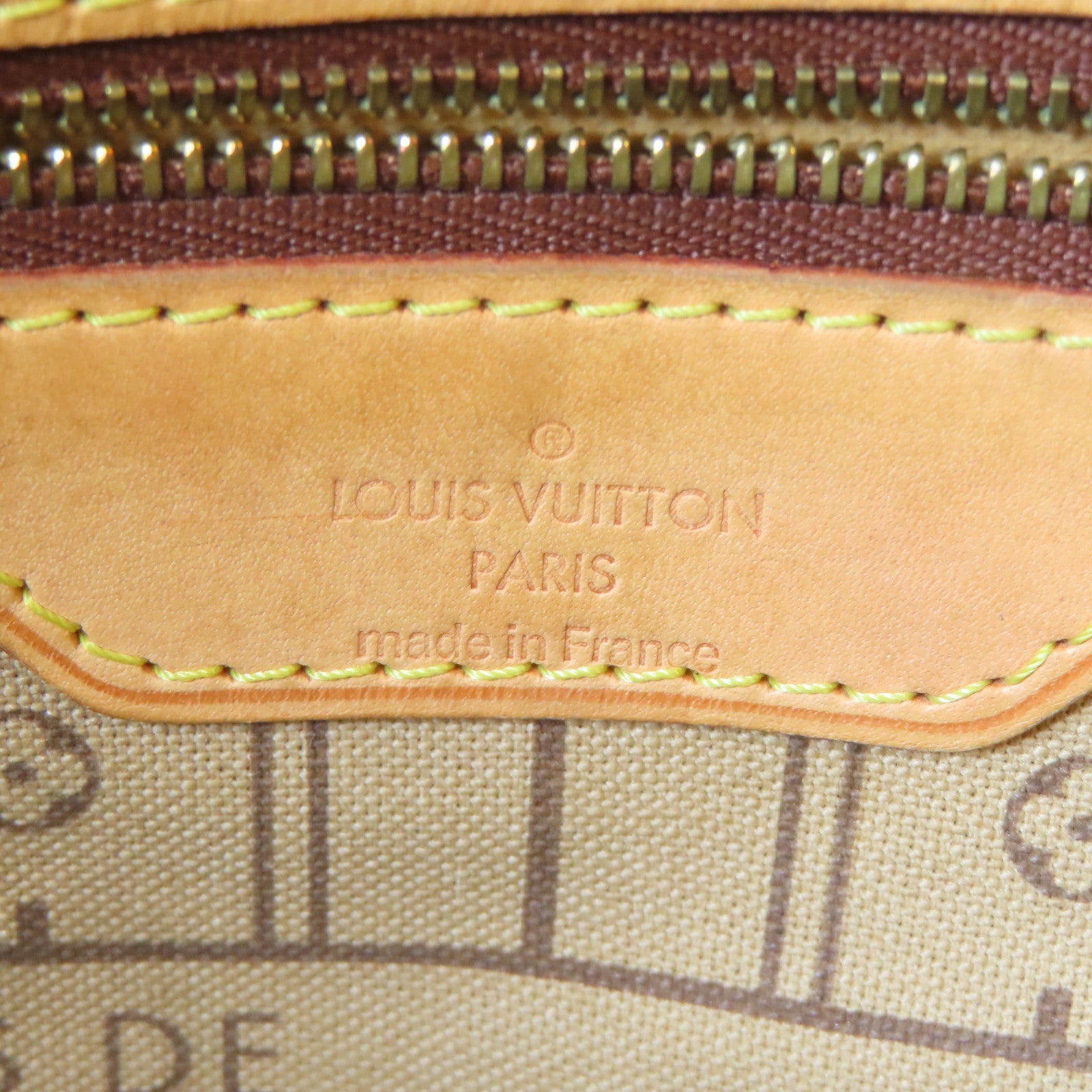 LOUIS VUITTON Monogram Neverfull GM金扣肩背袋啡色