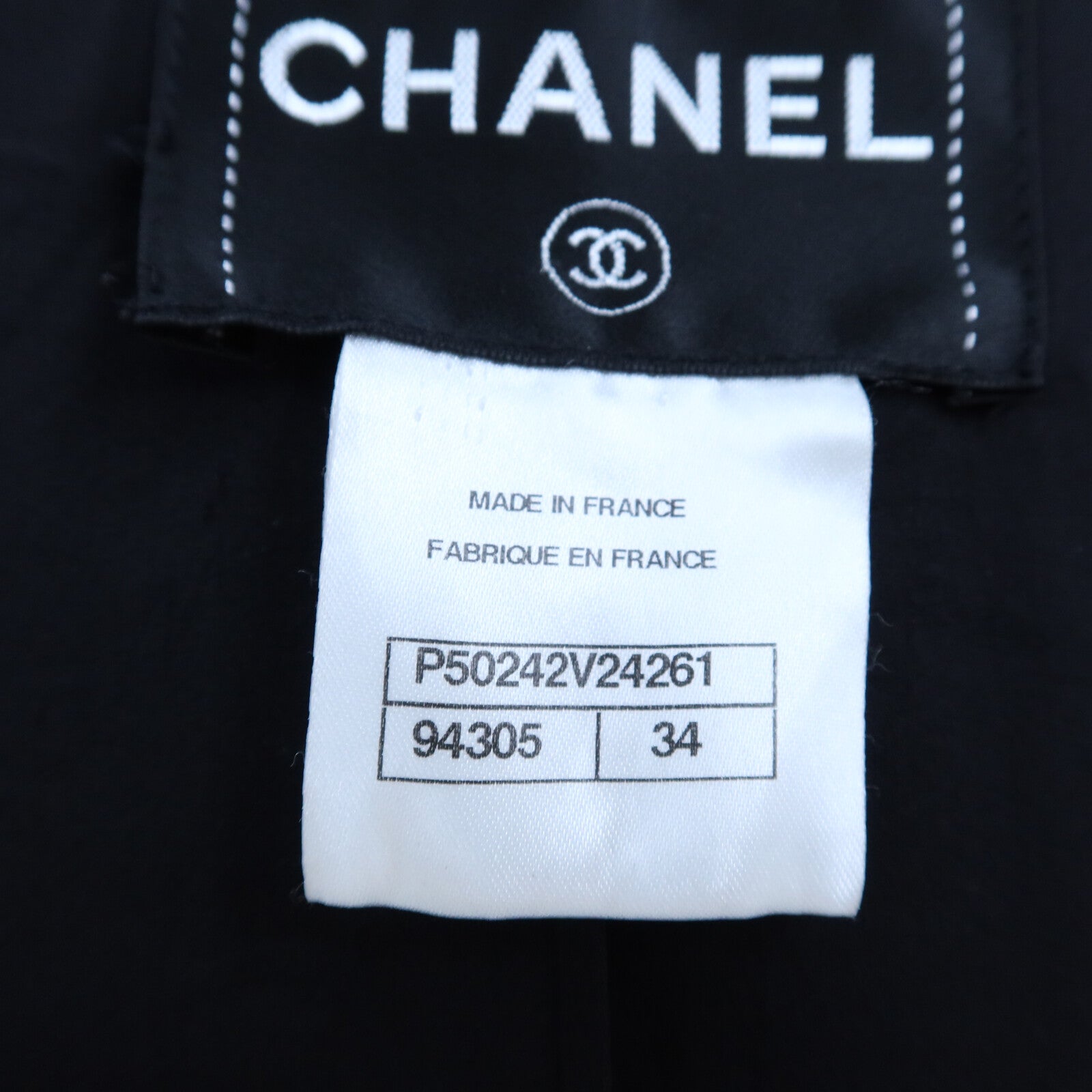 CHANEL Wool/Silk Tweed Coat大衣