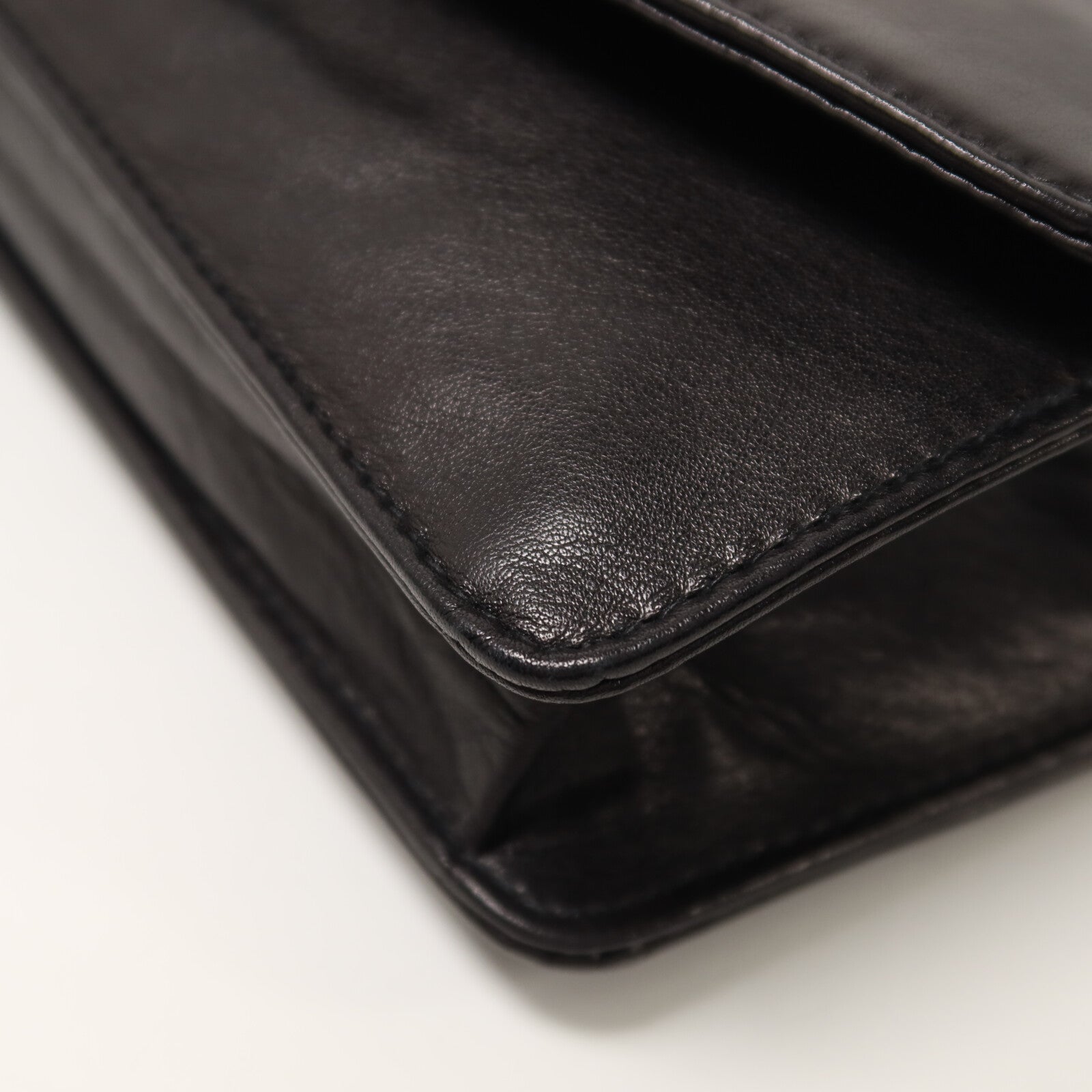 CHANEL 羊皮皮革Vintage Wallet On Chain鏈帶肩背袋