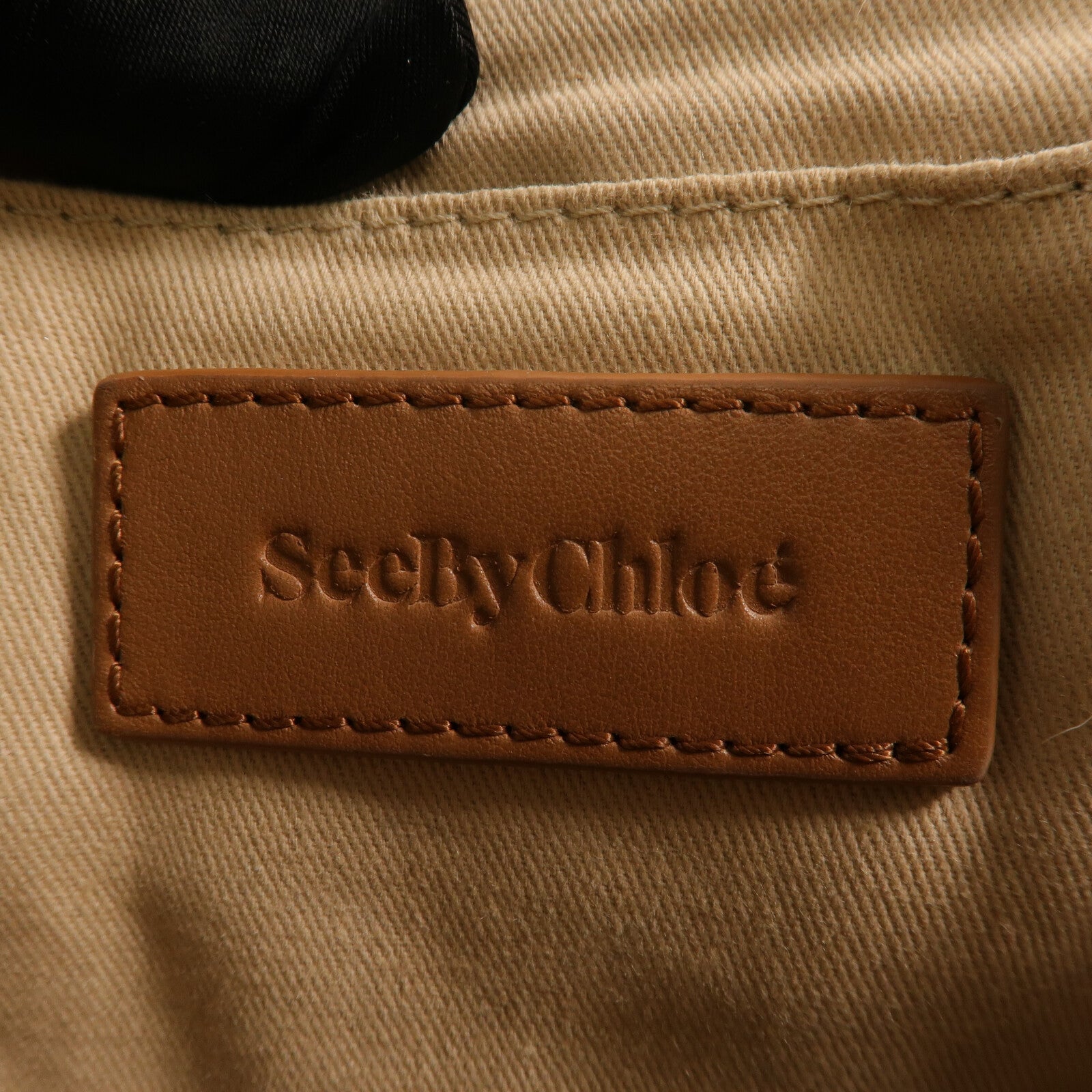 SEE BY CHLOE 牛皮皮革Chain Shoulder肩背袋
