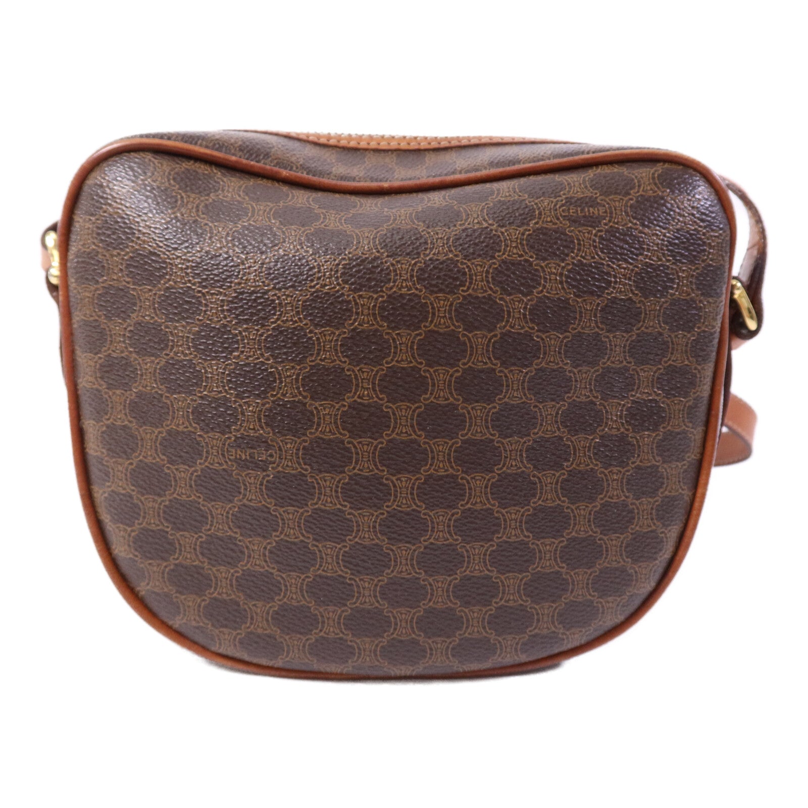 CELINE 塗層帆布Vintage Madama金扣肩背袋