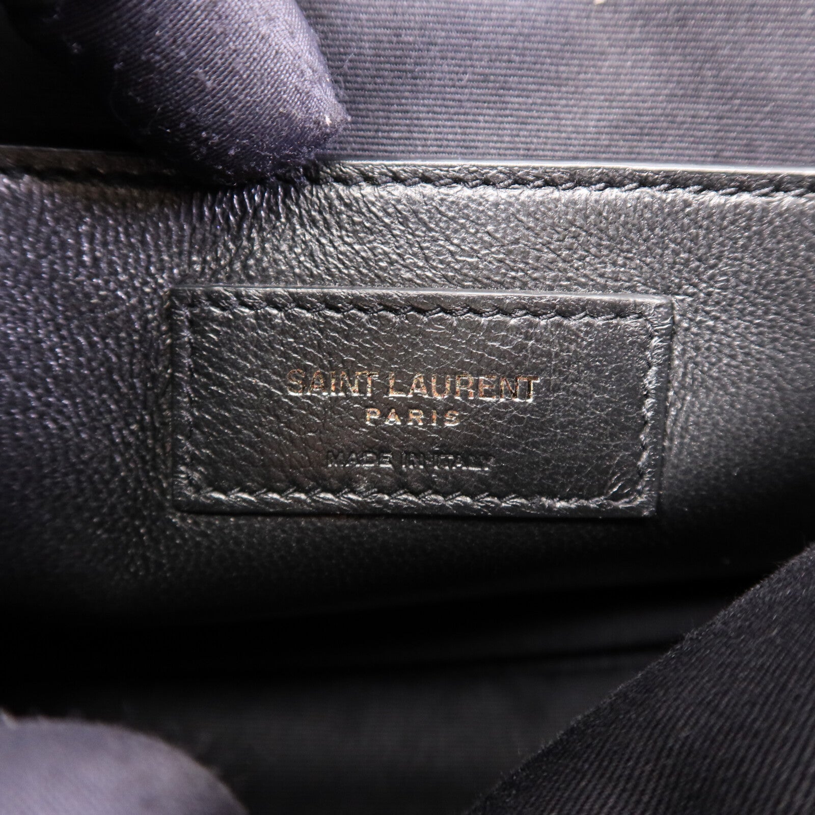 YVES SAINT LAURENT 牛皮皮革Niki Baby鏈帶肩背袋
