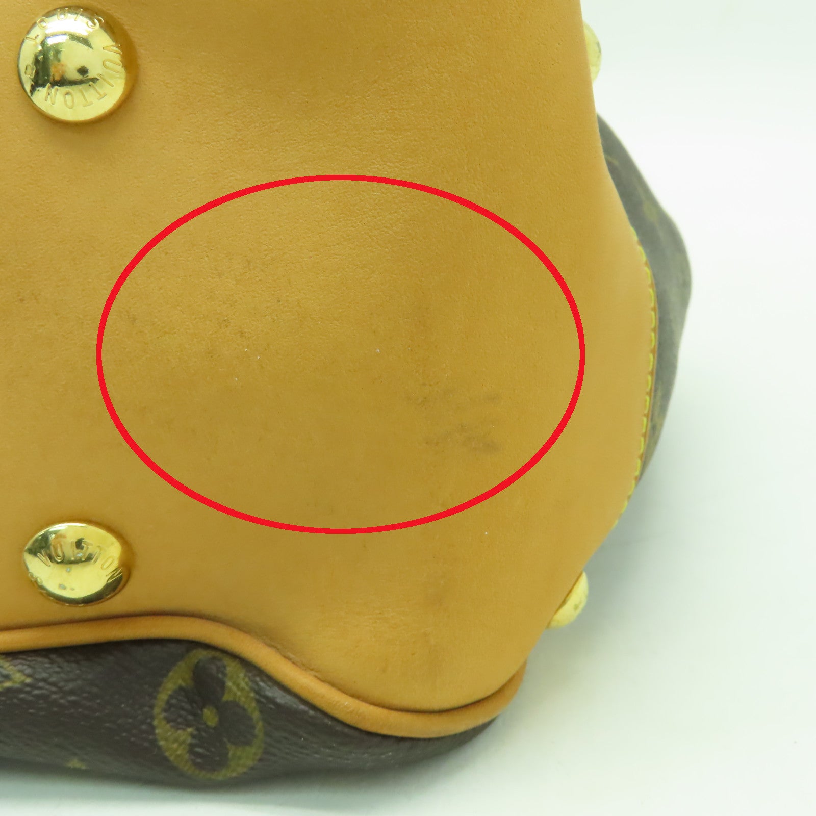 LOUIS VUITTON Monogram Boetie MM金扣肩背袋啡色