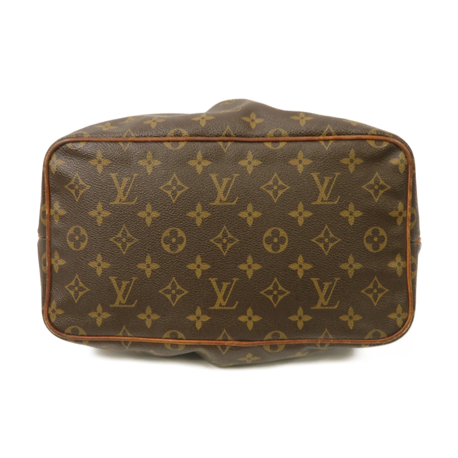 LOUIS VUITTON Monogram Palermo PM金扣手挽肩背兩用袋棕色