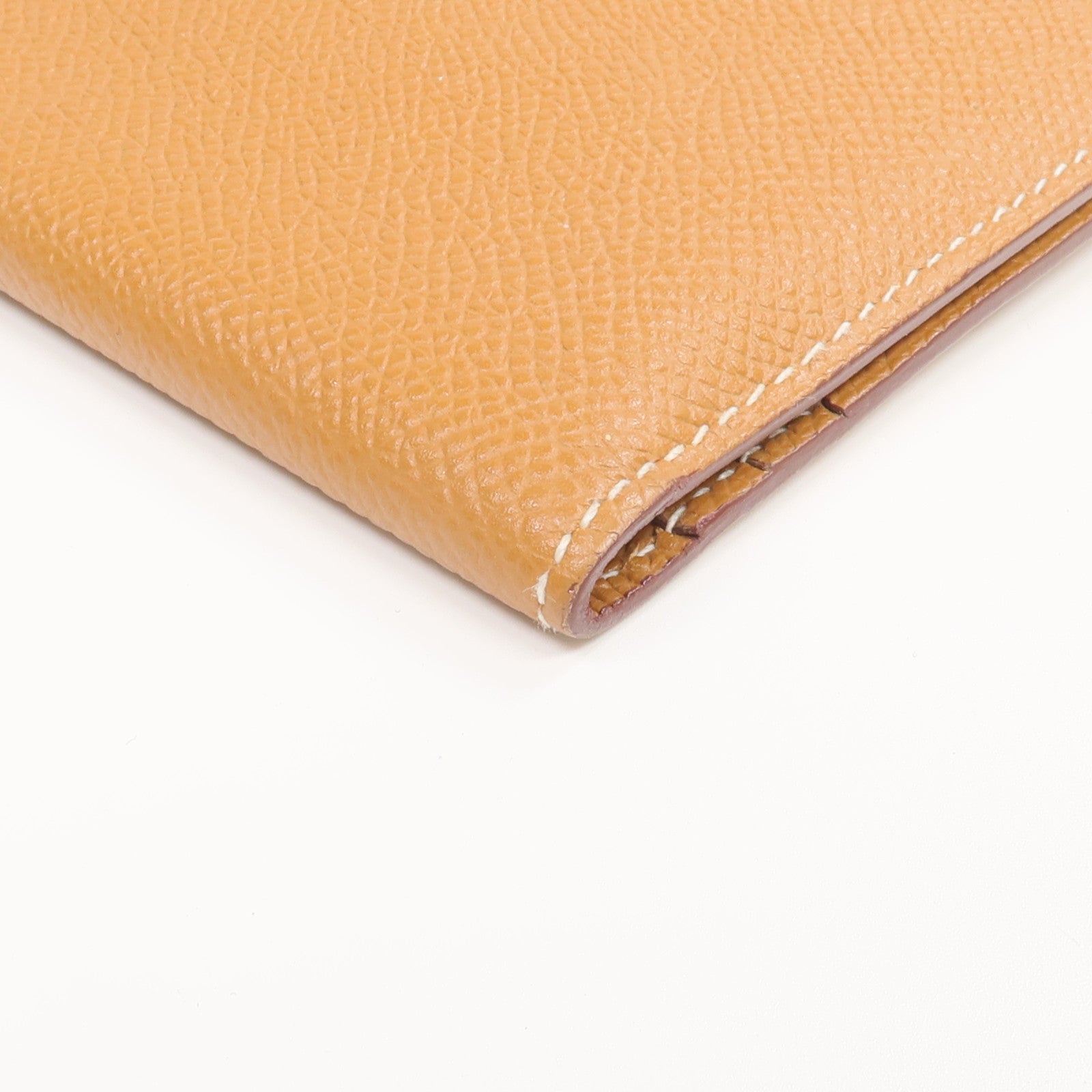 HERMES Epsom皮革Bearn Long Wallet金扣長錢包Gold
