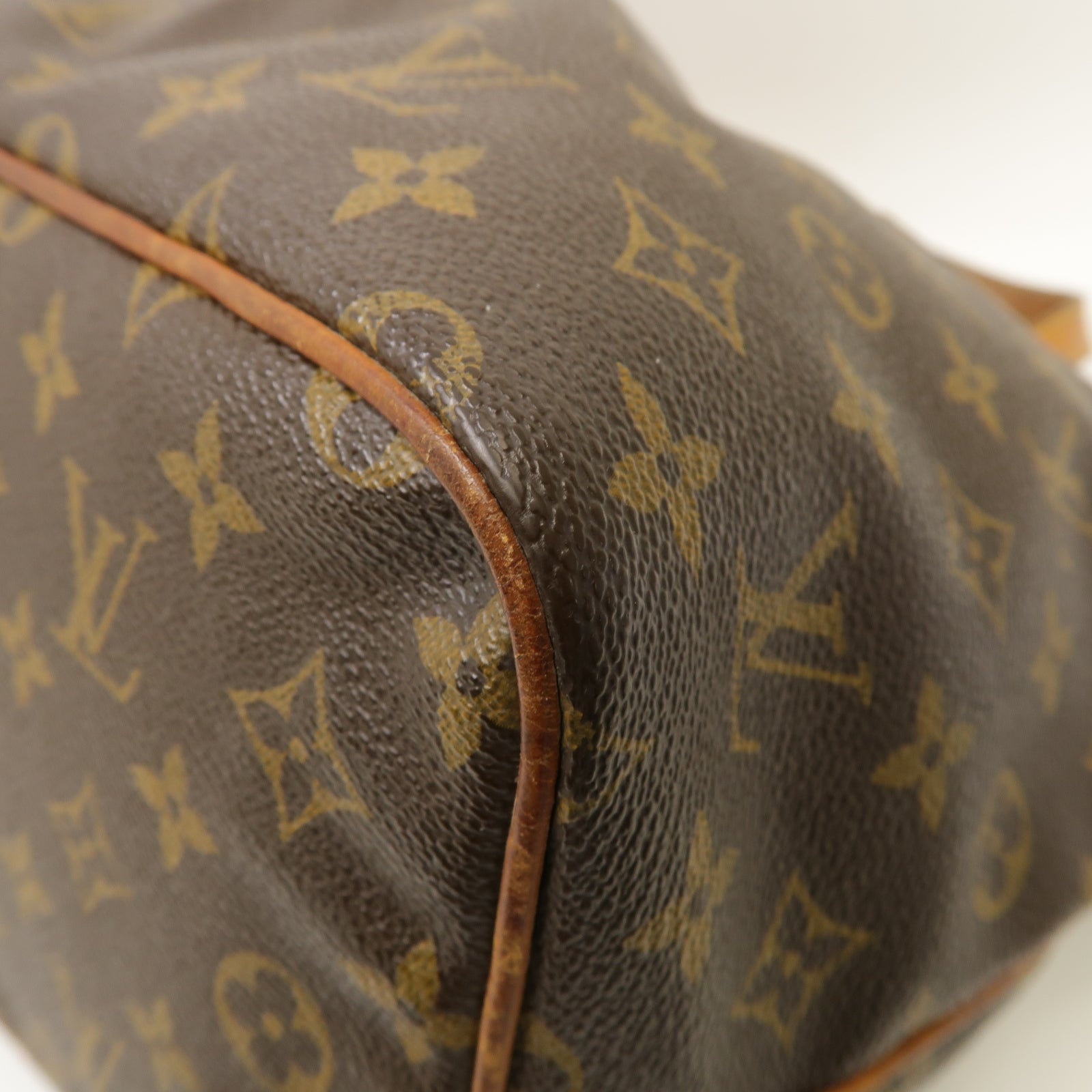 LOUIS VUITTON Monogram Palermo PM金扣手挽肩背兩用袋棕色