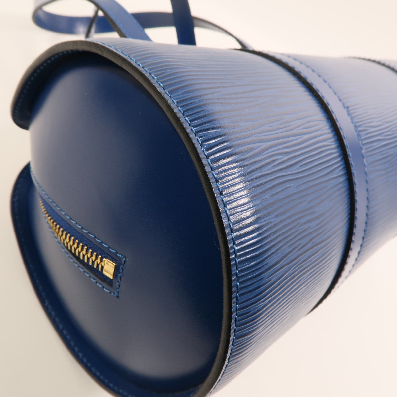 LOUIS VUITTON Epi Soufflot手挽袋藍色
